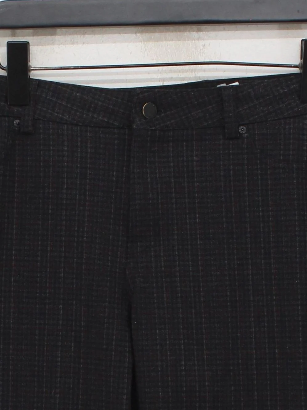 DKNY Men's Trousers M Black Polyester with Viscose, Elastane Chino - Image 3