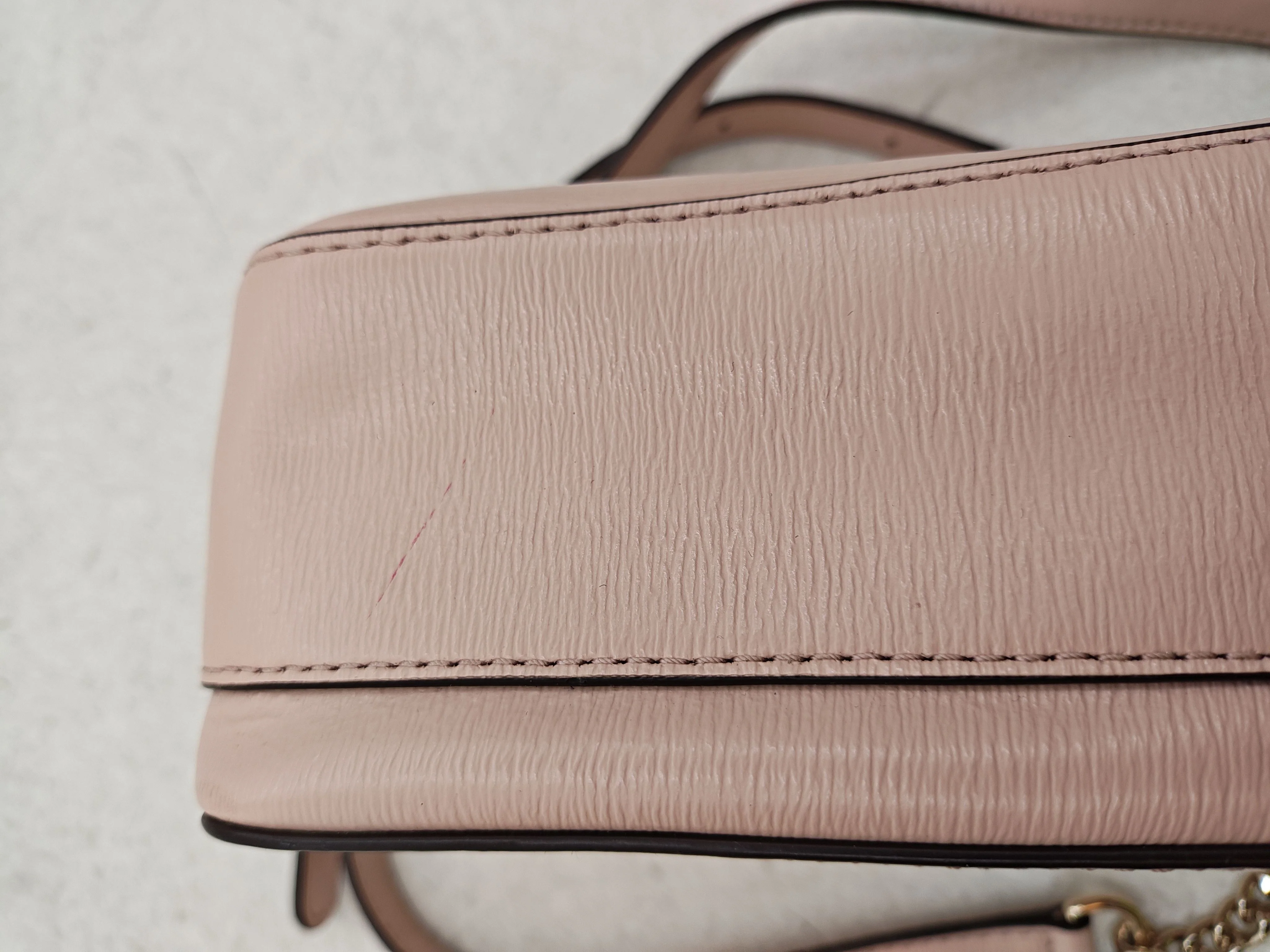DKNY Women's Bag Pink 100% Faux Leather Crossbody - Image 5