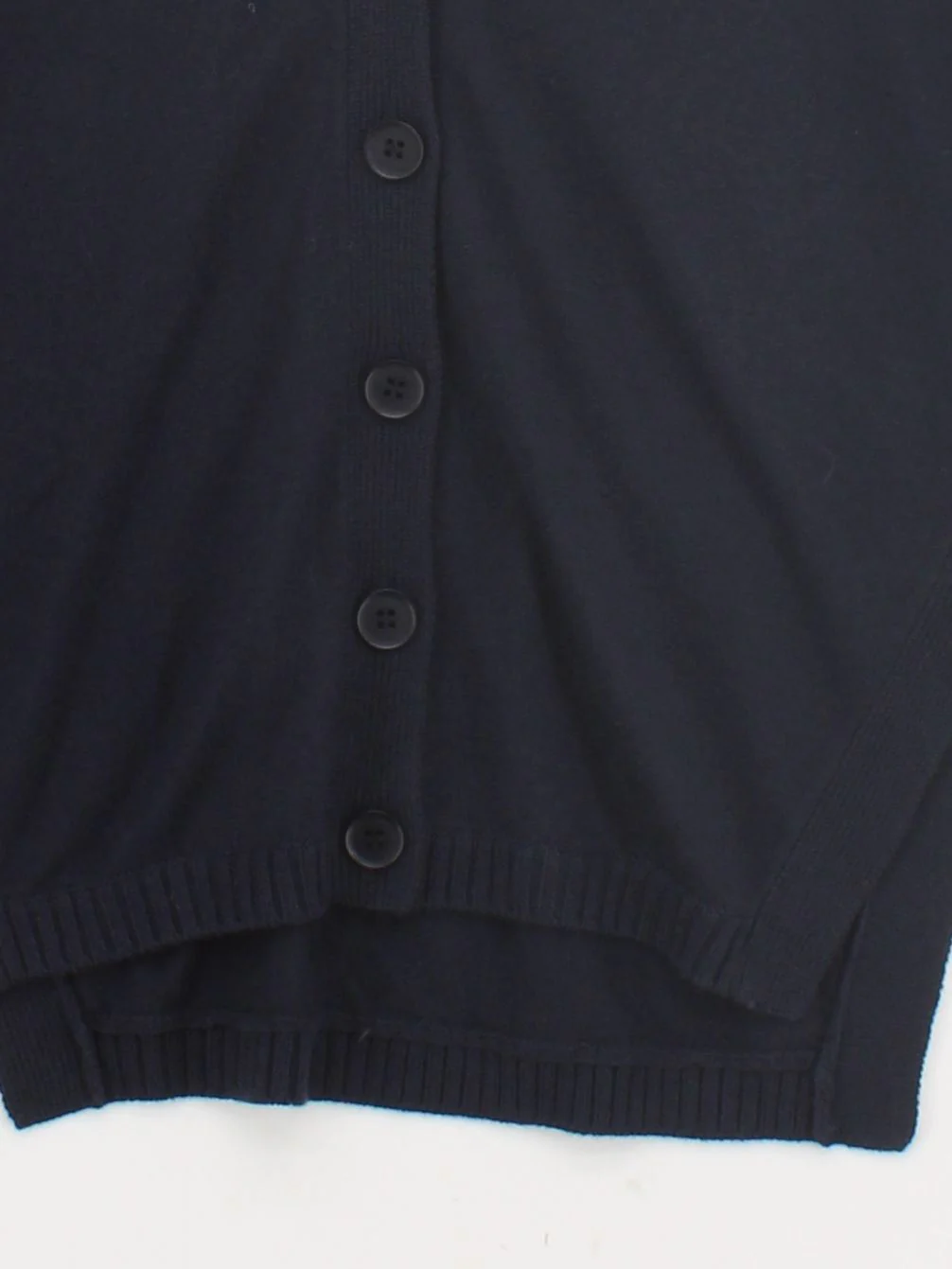 DKNY Women's Cardigan UK 4 Blue 100% Other V-Neck Cardigan - Image 4