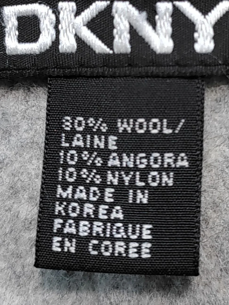 DKNY Women's Coat M Cream Wool with Angora, Nylon Overcoat - Image 6