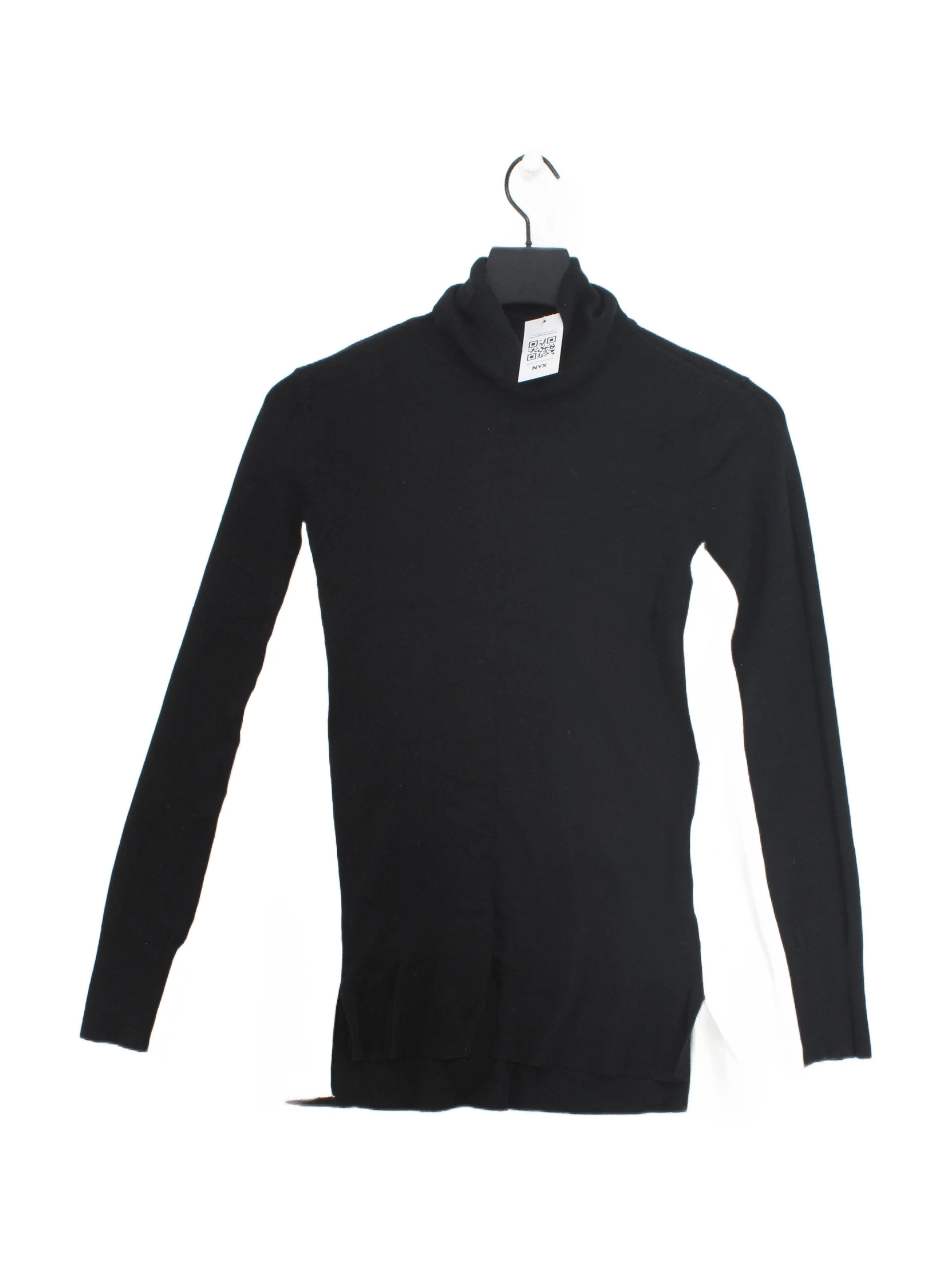 DKNY Women's Jumper XS Multi Cotton with Rayon, Nylon High Neck Pullover