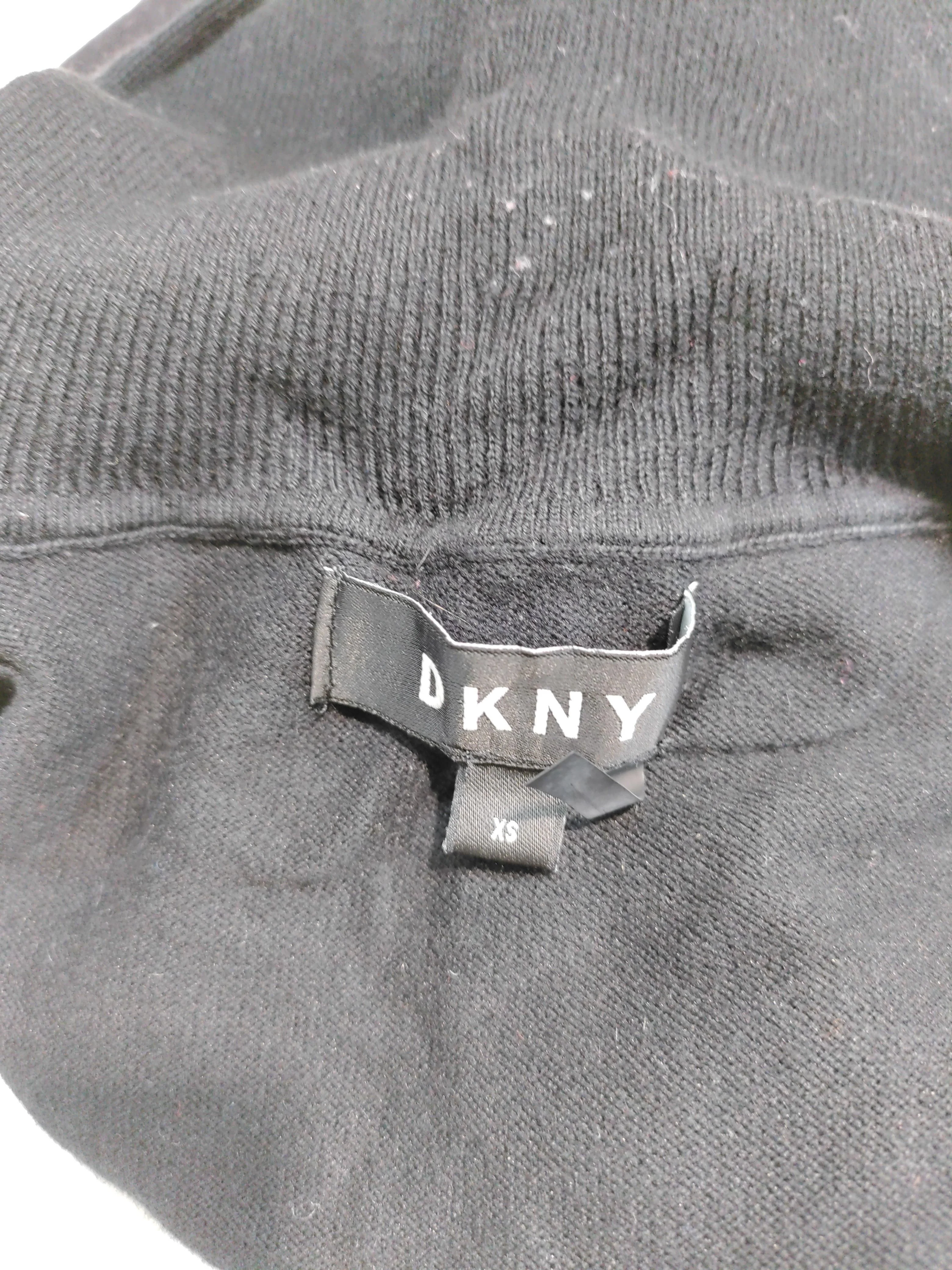 DKNY Women's Jumper XS Multi Cotton with Rayon, Nylon High Neck Pullover - Image 5