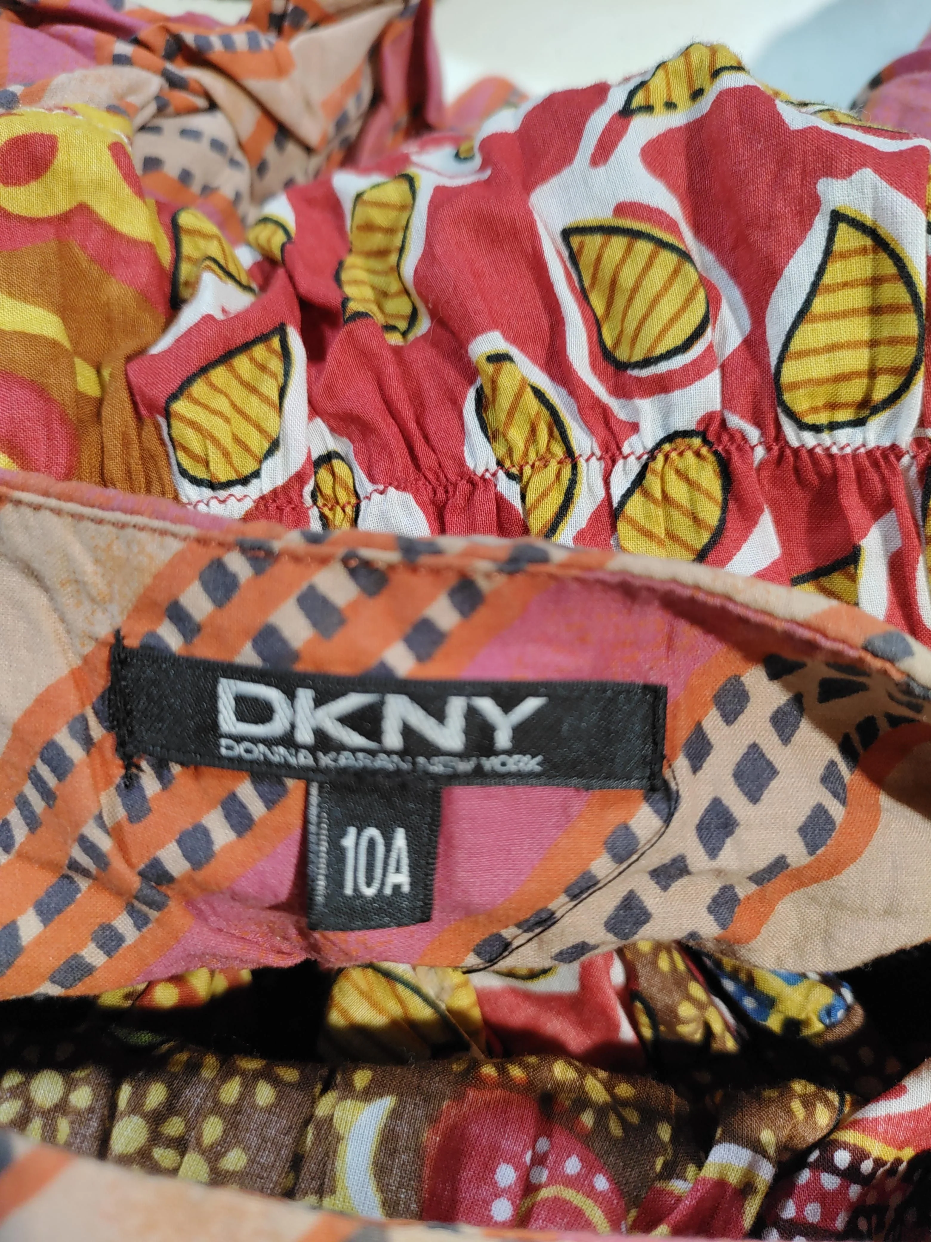 DKNY Women's Mini Skirt UK 10 Multi Animal Print 100% Cotton Short Mini - Image 5