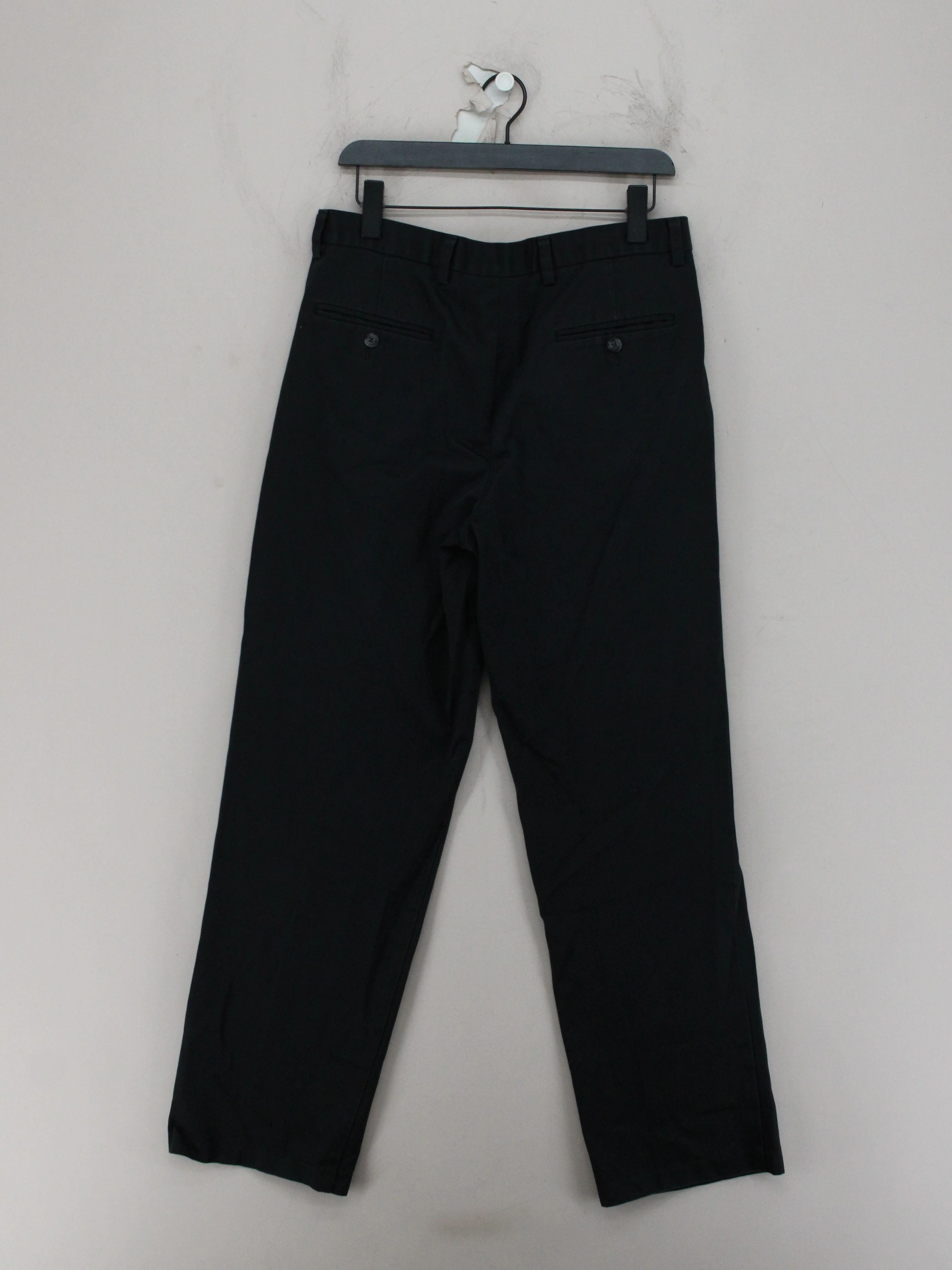 DOCKERS Men's Trousers W 32 in; L 32 in Black 100% Cotton Straight Chino - Image 2