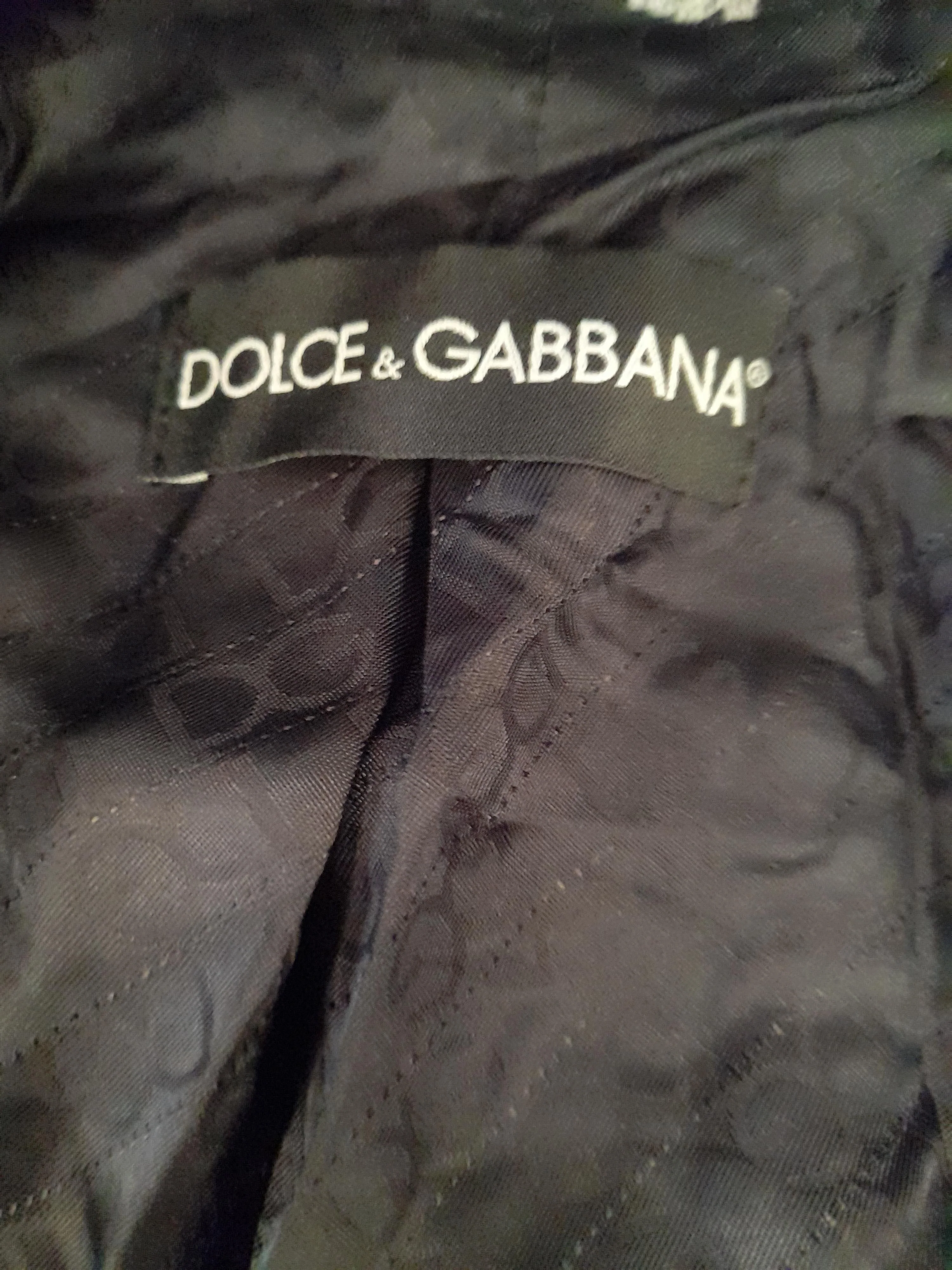 Dolce & Gabbana Men's Blazer M Black 100% Cotton Overcoat - Image 5