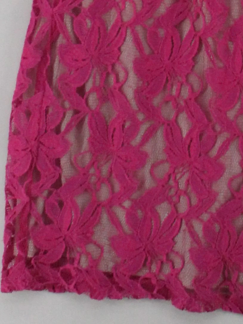 Donna Ricco Skater Mini Dress in Pink - Image 4