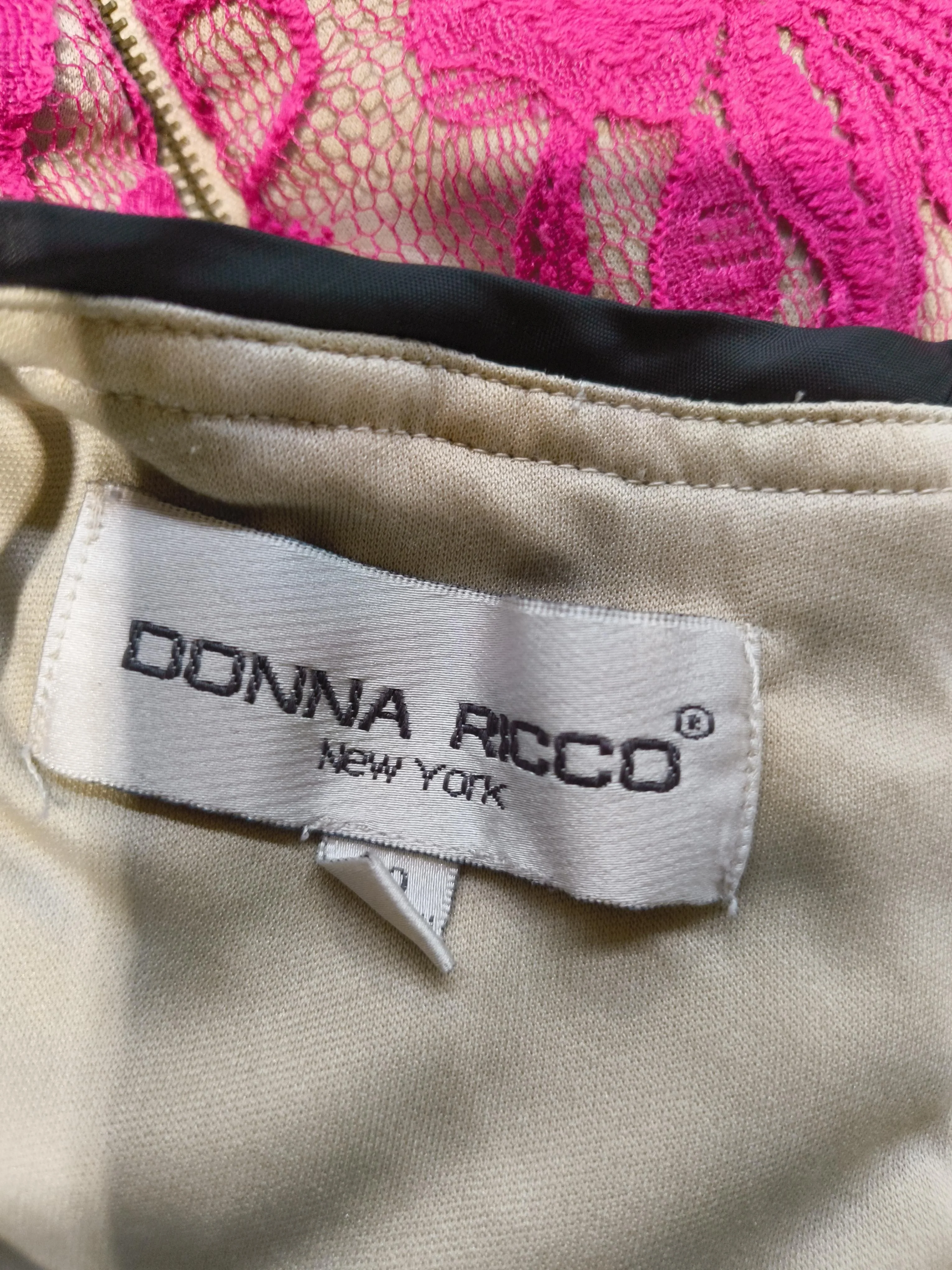 Donna Ricco Skater Mini Dress in Pink - Image 5