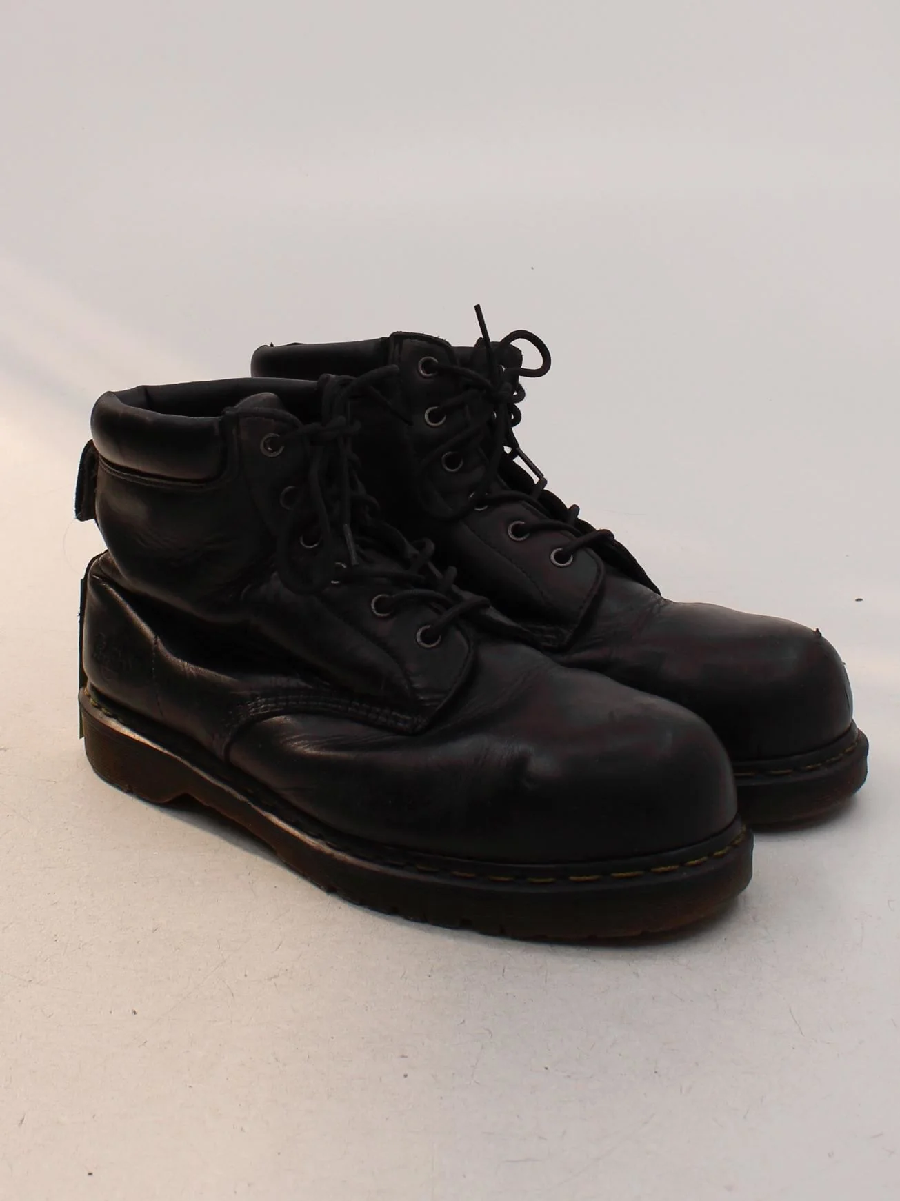 Dr. Martens Men's Boots UK 12 Black 100% Leather Combat - Image 4