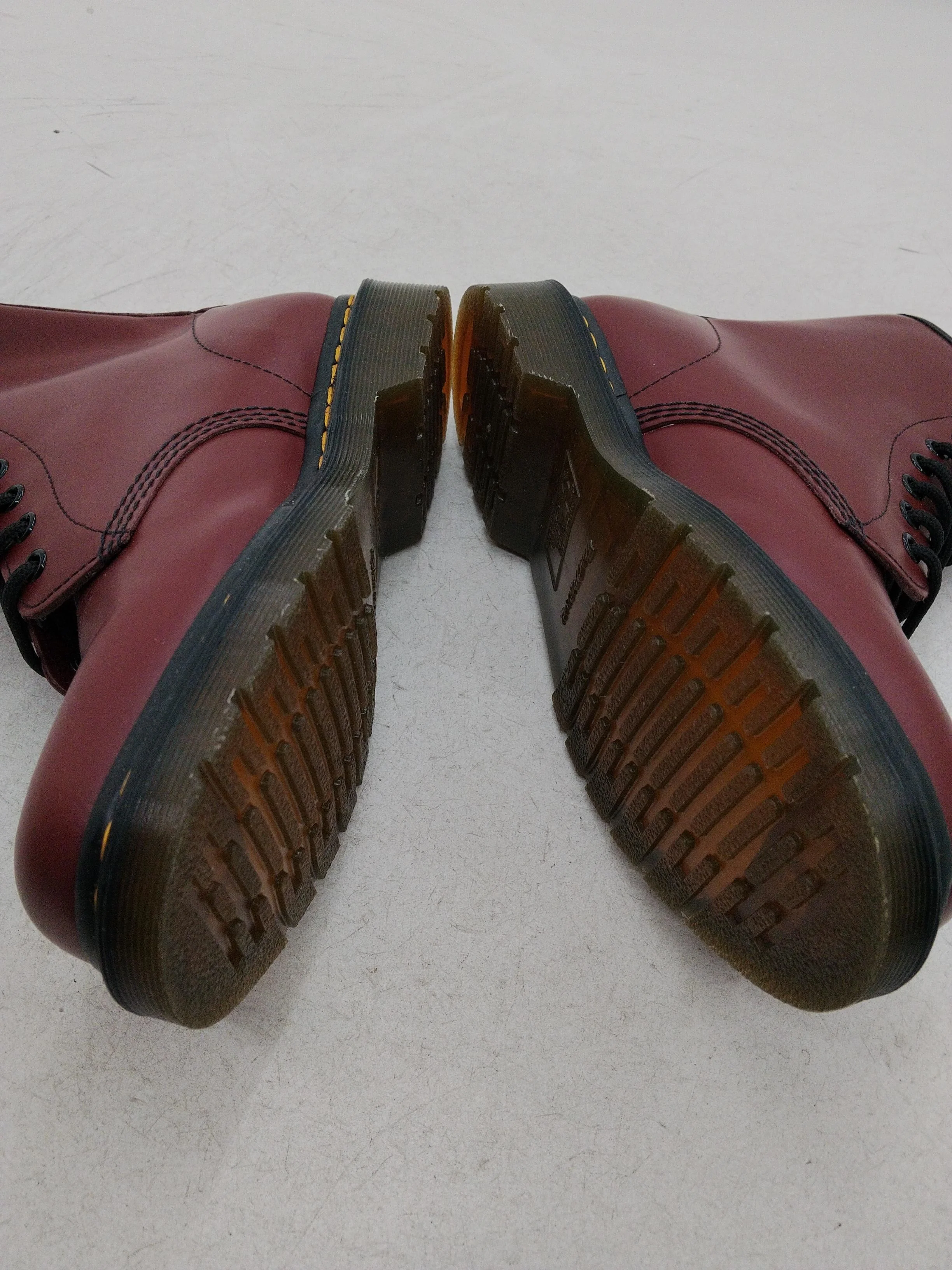 Dr. Martens Men's Boots UK 7 Red 100% Leather Combat - Image 7