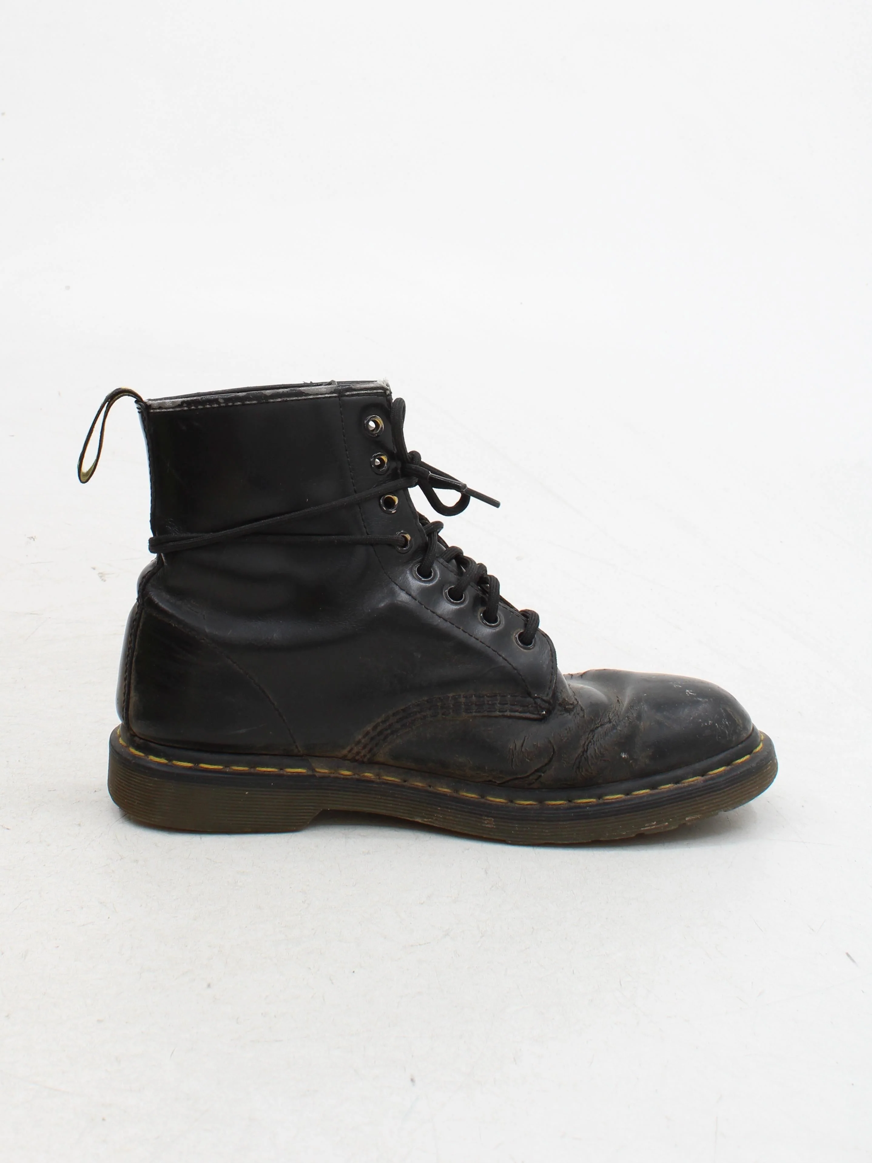 Dr. Martens Men's Boots UK 8 Black 100% Leather Combat - Image 5