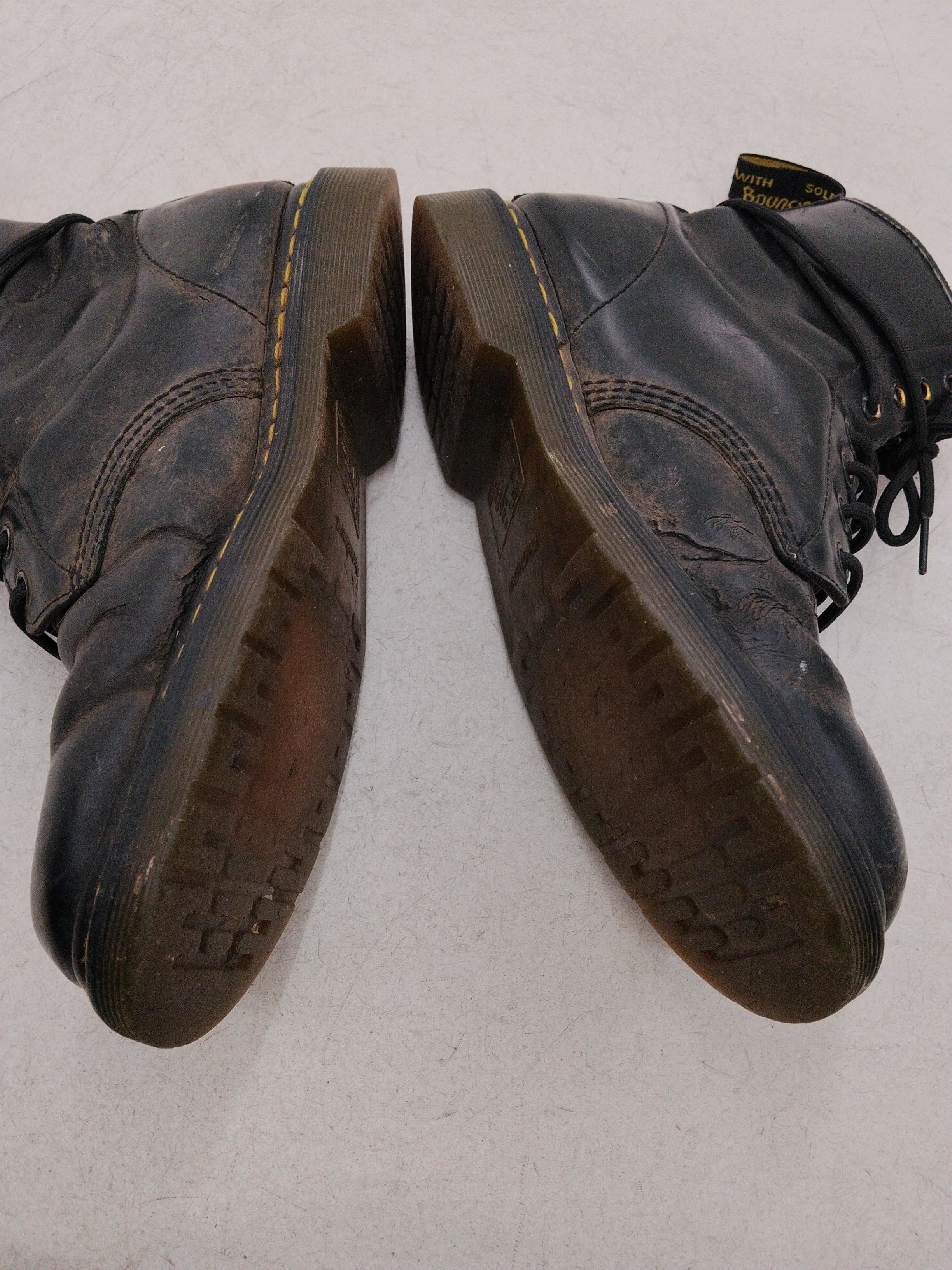 Dr. Martens Men's Boots UK 8 Black 100% Leather Combat - Image 7