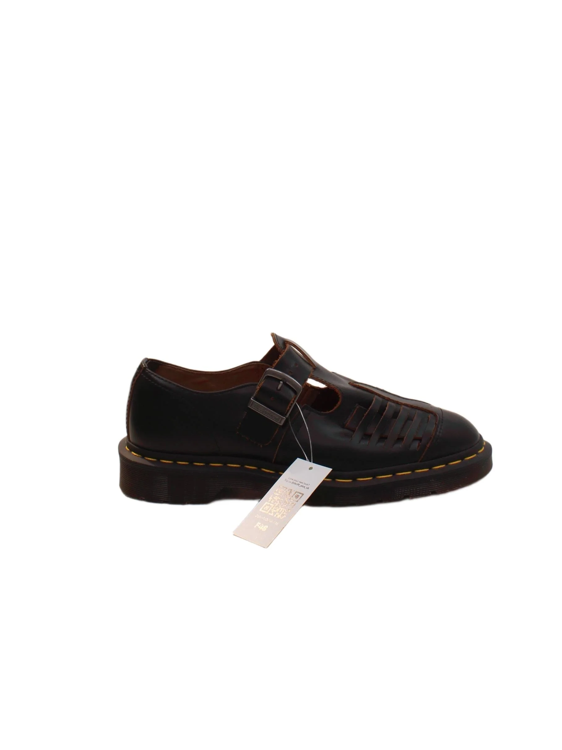 Dr. Martens Women's Flat Shoes UK 6 Black 100% Leather Mary Jane