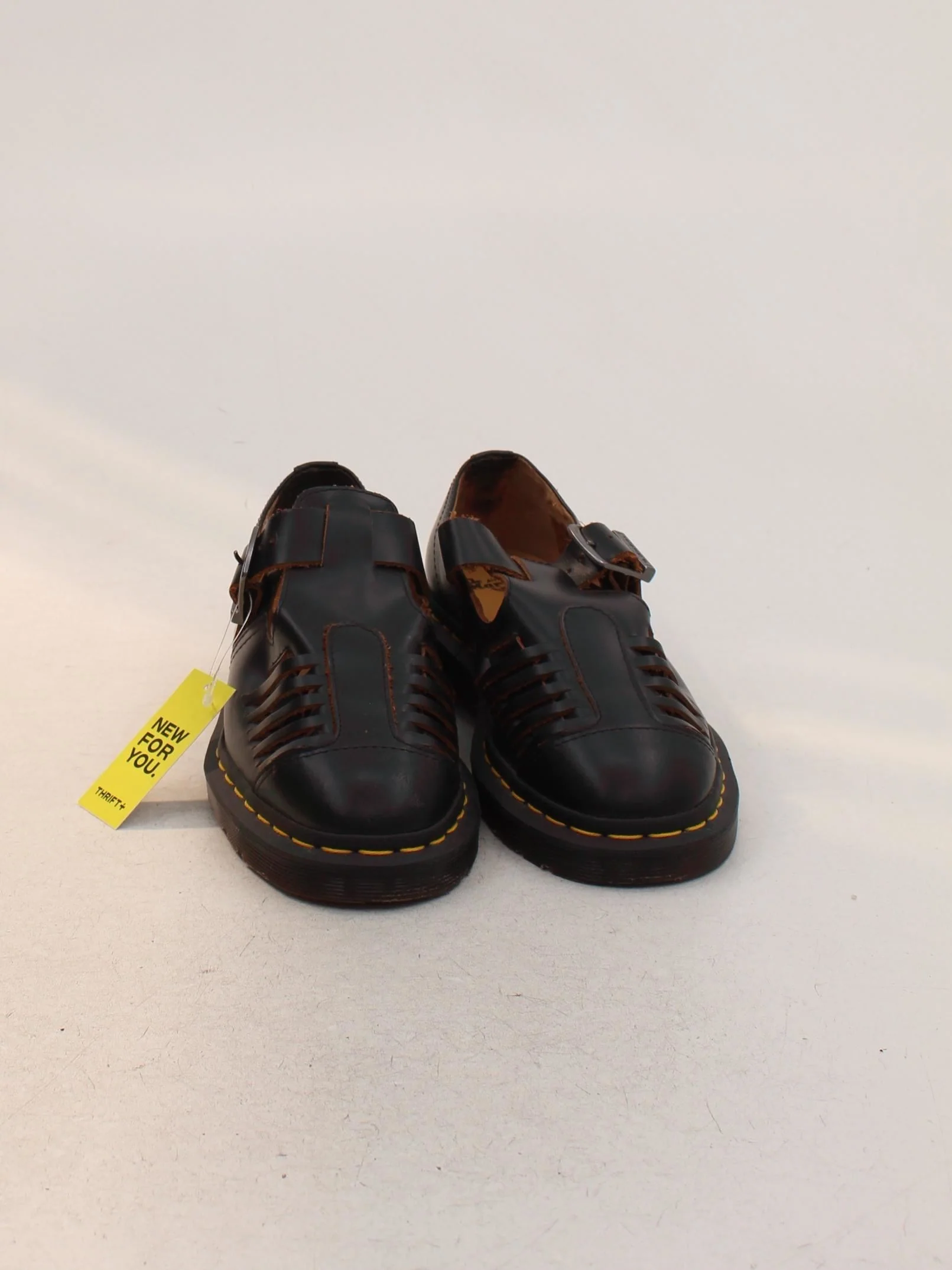 Dr. Martens Women's Flat Shoes UK 6 Black 100% Leather Mary Jane - Image 2