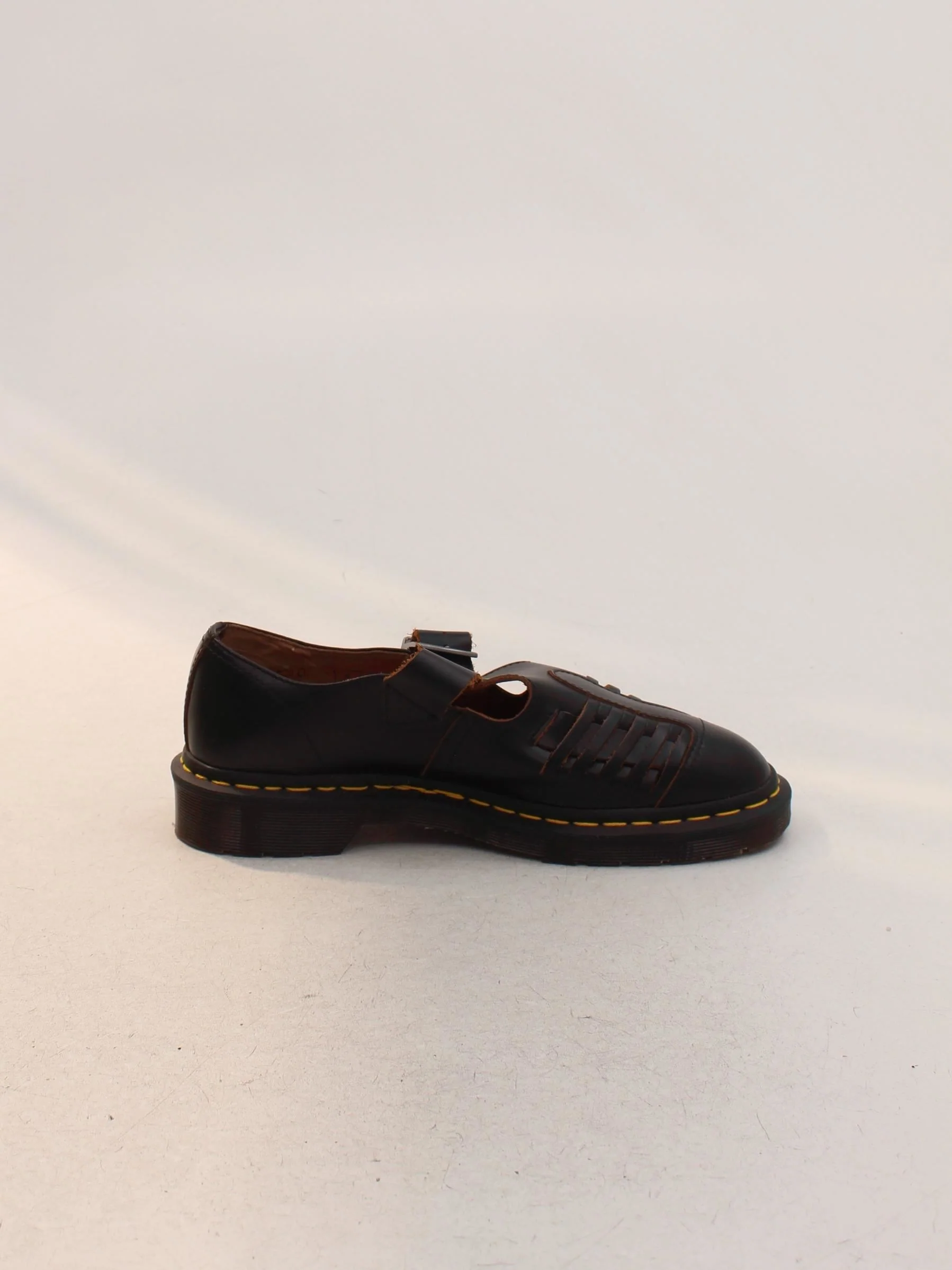 Dr. Martens Women's Flat Shoes UK 6 Black 100% Leather Mary Jane - Image 5