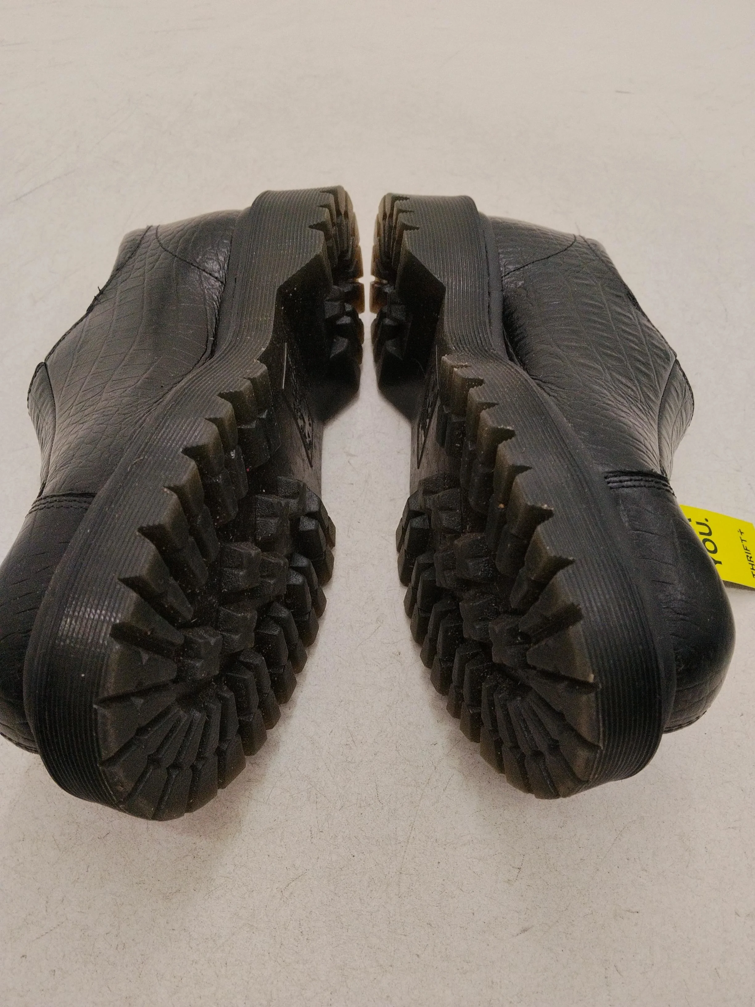 Dr. Martens Women's Flat Shoes UK 6 Black Animal Print 100% Leather Mary Jane - Image 7