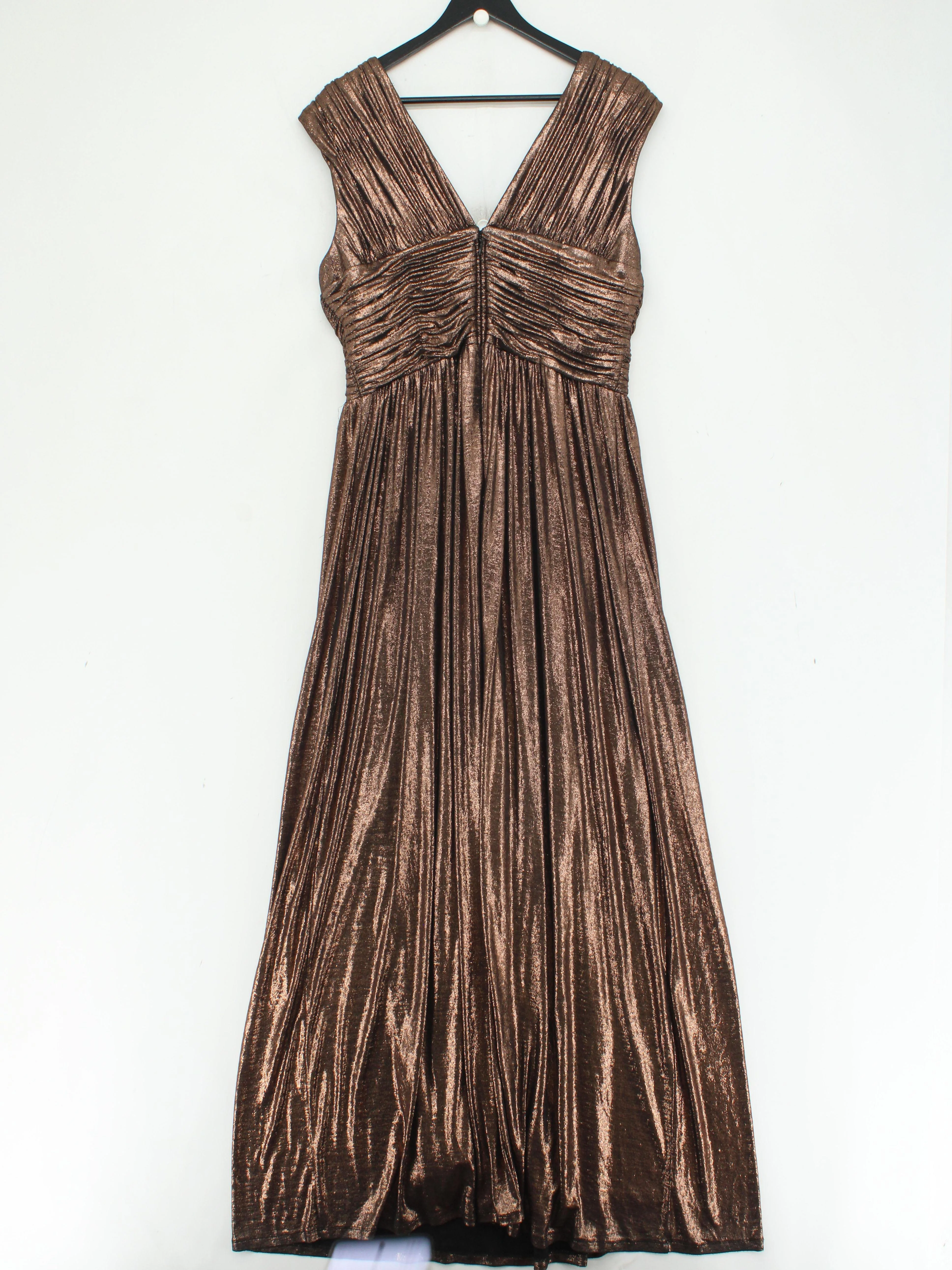 Dress The Population Maxi Dress XXL in Brown - Image 2