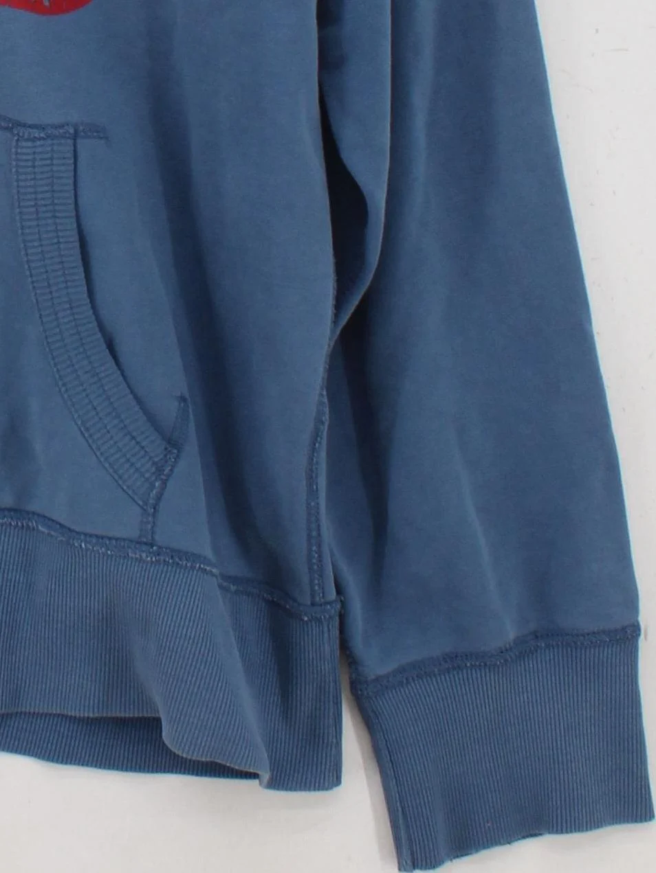 Drift King Men's Hoodie L Blue Graphic Cotton with Polyester Pullover - Image 4