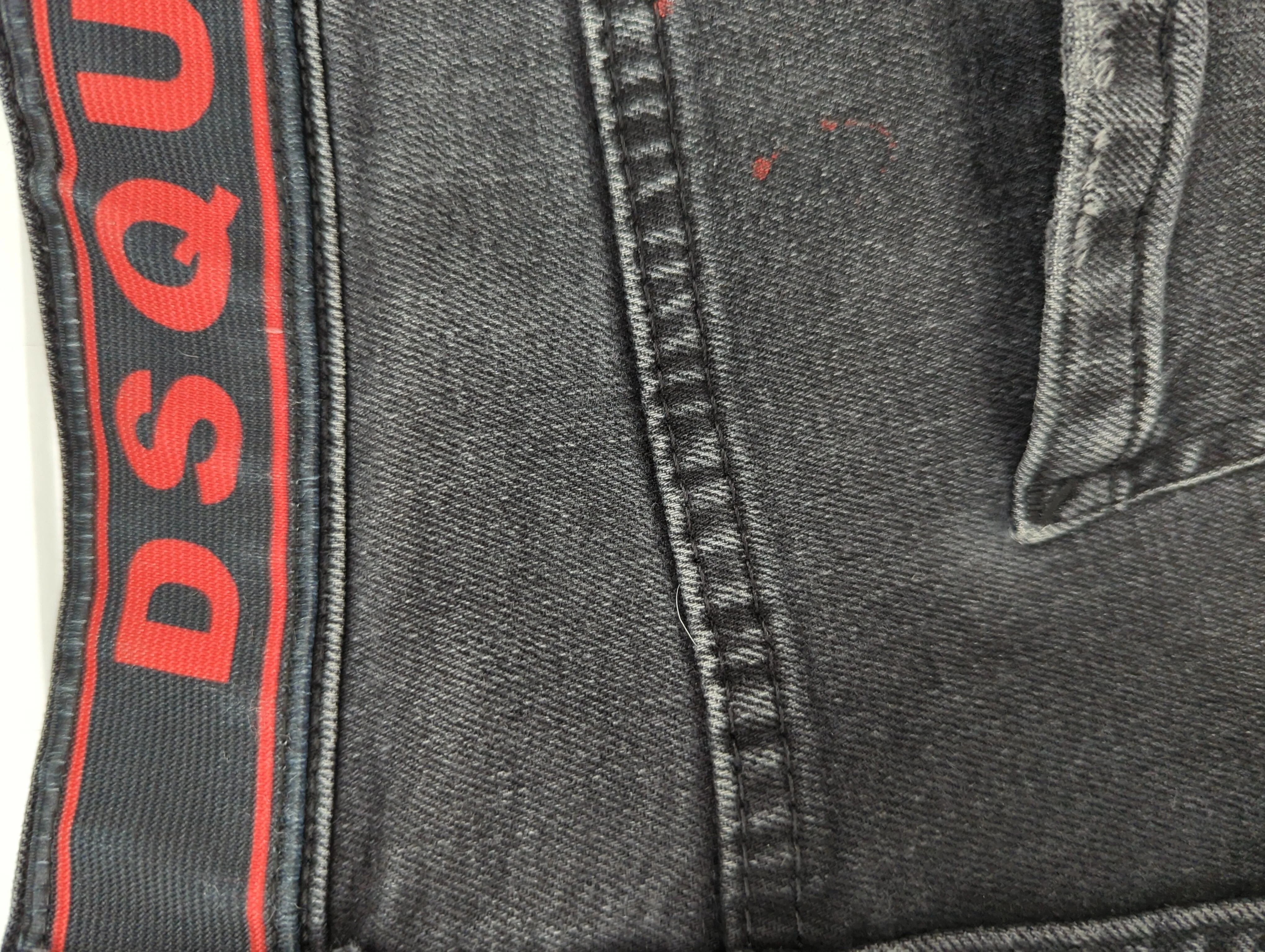 Dsquared2 Men's Jeans W 34 in Black Cotton with Elastane Skinny - Image 5