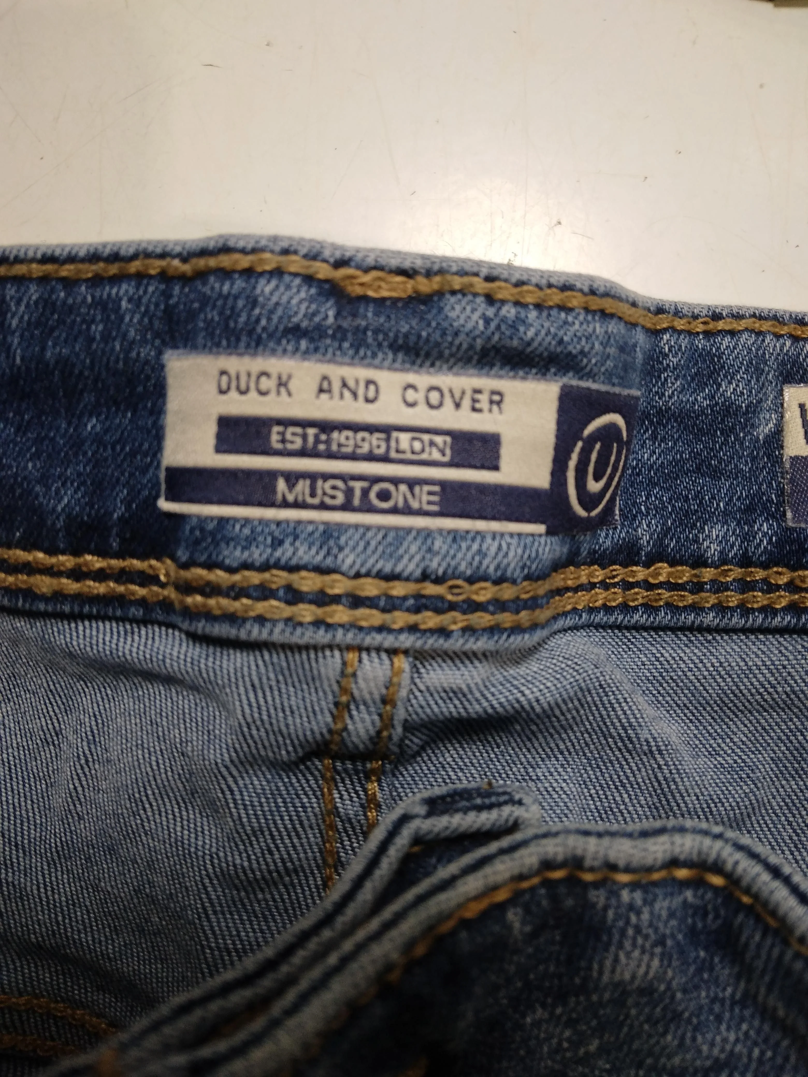 Duck And Cover Men's Shorts W 36 in Blue Cotton with Elastane Chino - Image 5