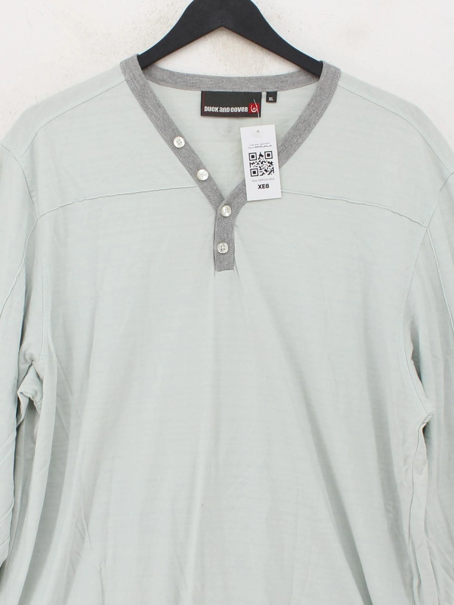 Duck And Cover Men's T-Shirt XL Blue Cotton with Viscose Basic - Image 3