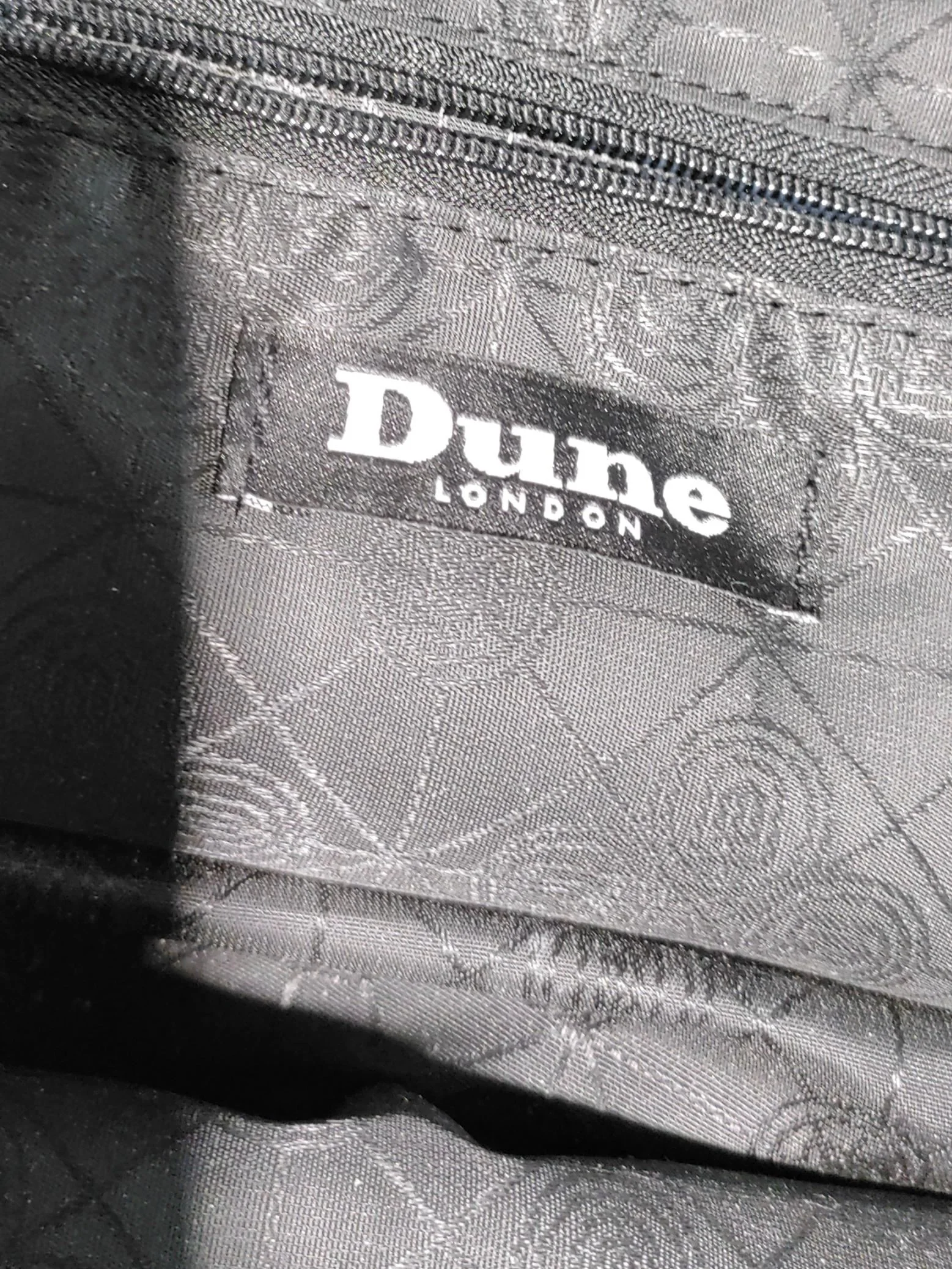 Dune London Women's Bag Black Faux Leather with Polyester Shoulder Bag - Image 5