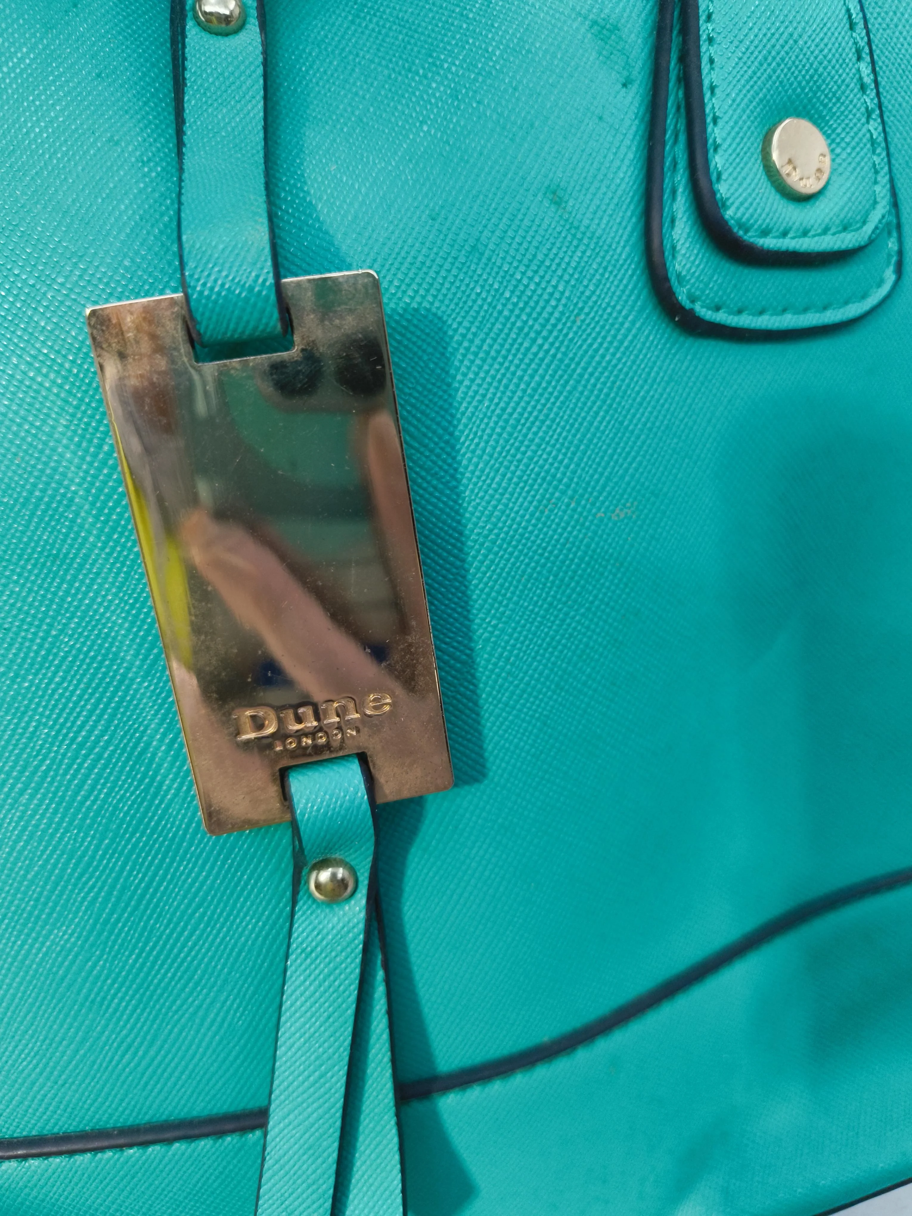 Dune London Women's Bag Green 100% Faux Leather Shoulder Bag - Image 3