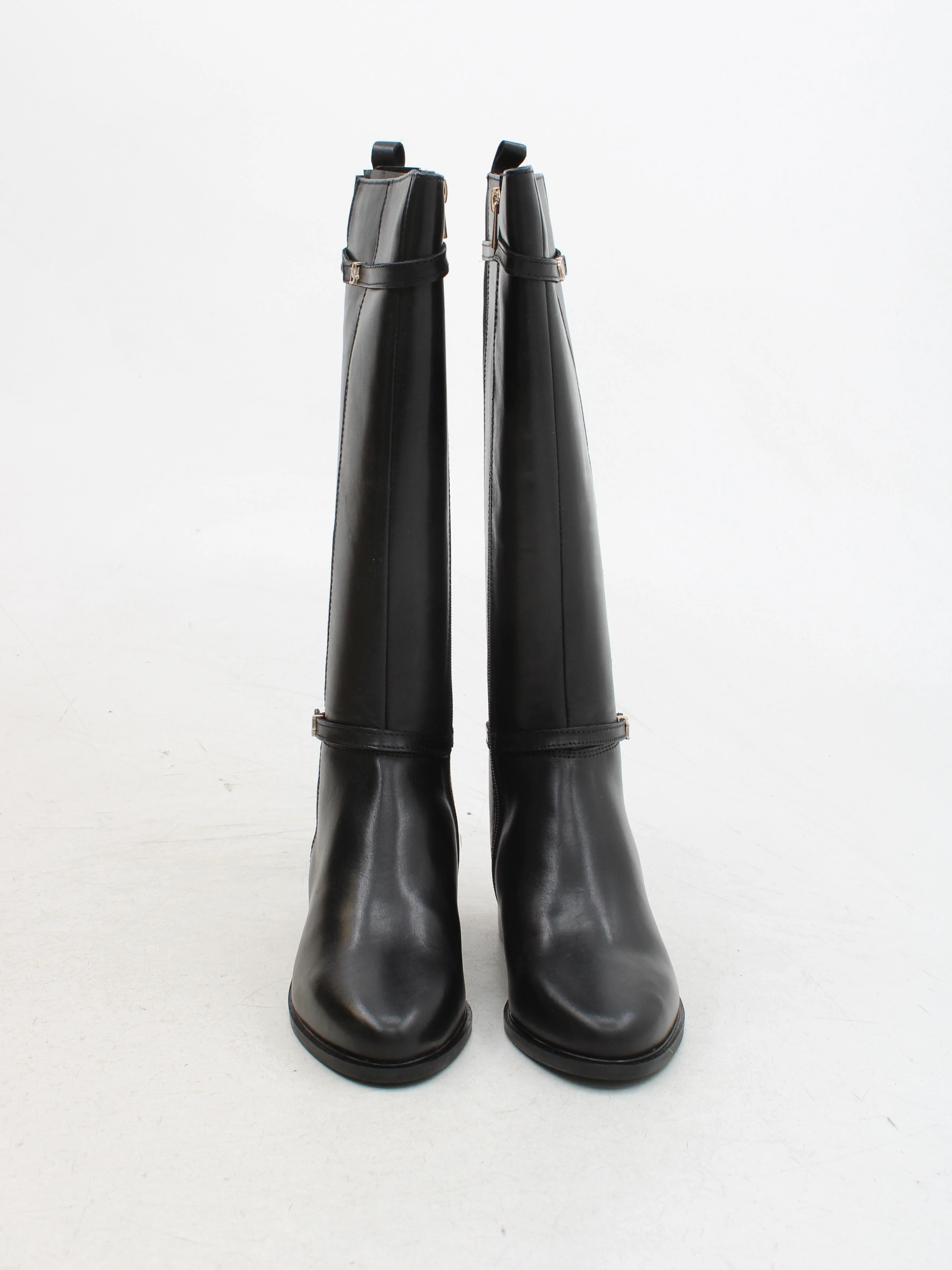 Dune London Women's Boots UK 3 Black 100% Leather Riding Boot - Image 2