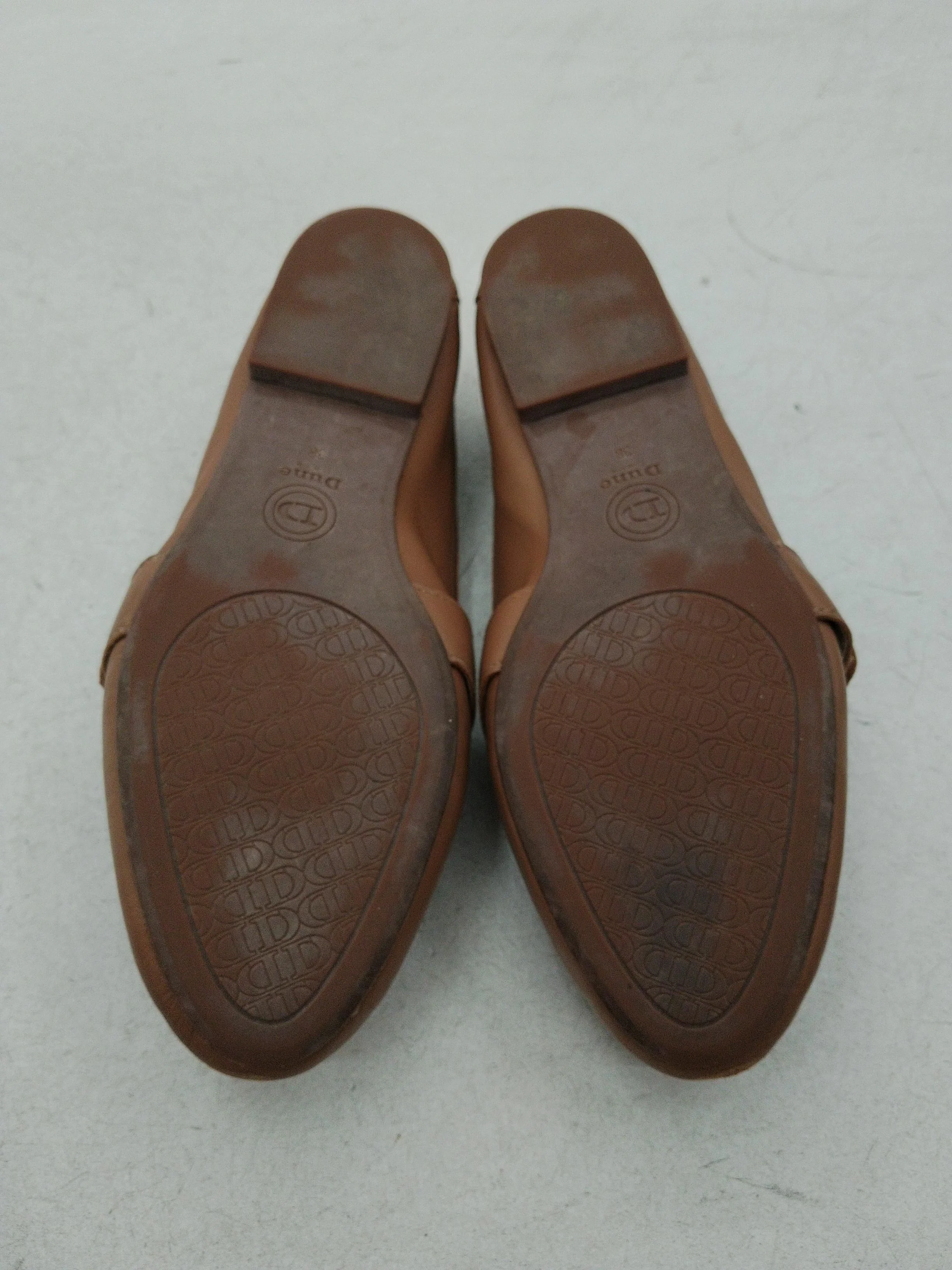 Dune London Women's Flat Shoes UK 5 Tan Leather with Suede Loafer - Image 6