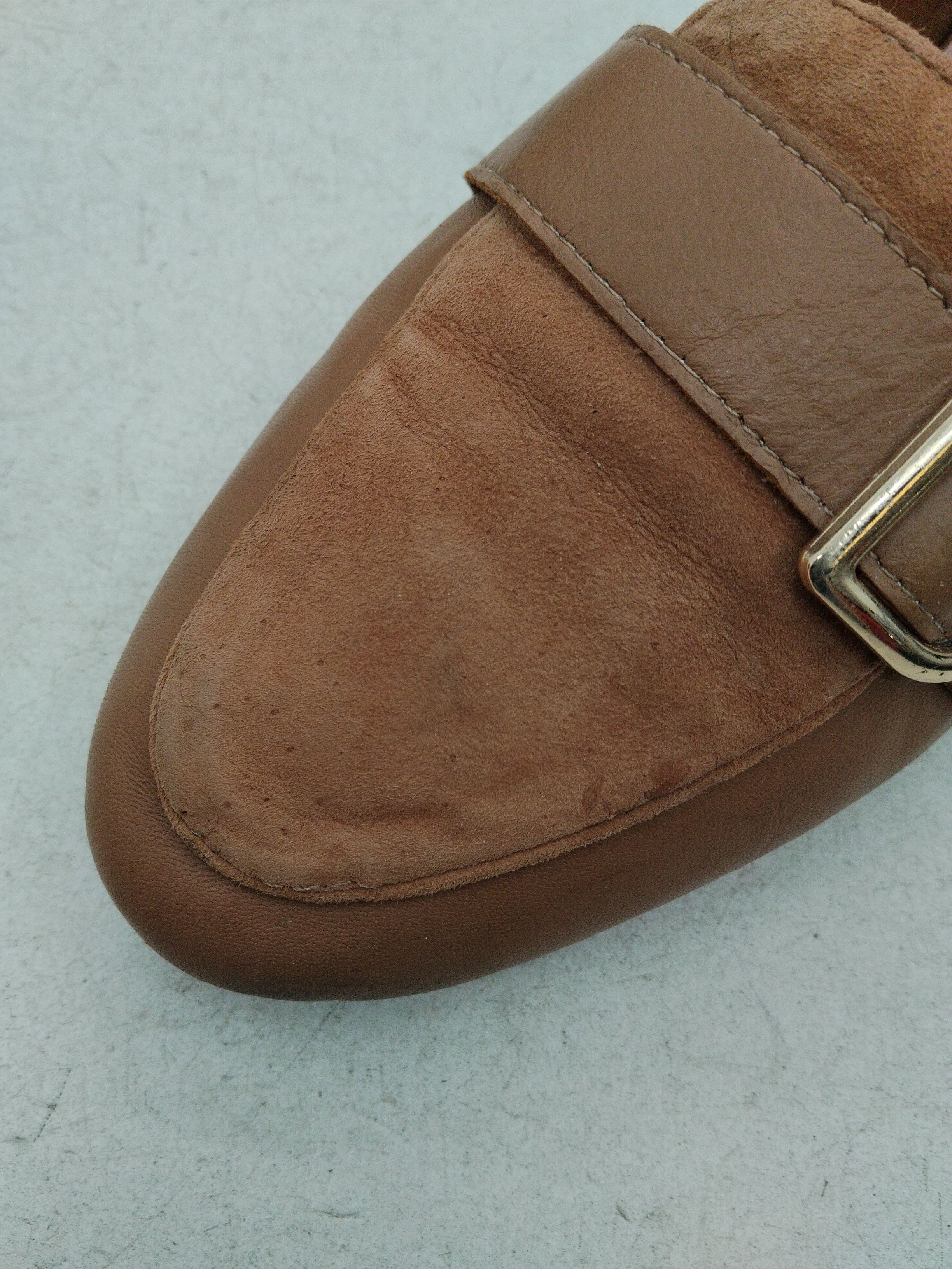 Dune London Women's Flat Shoes UK 5 Tan Leather with Suede Loafer - Image 8