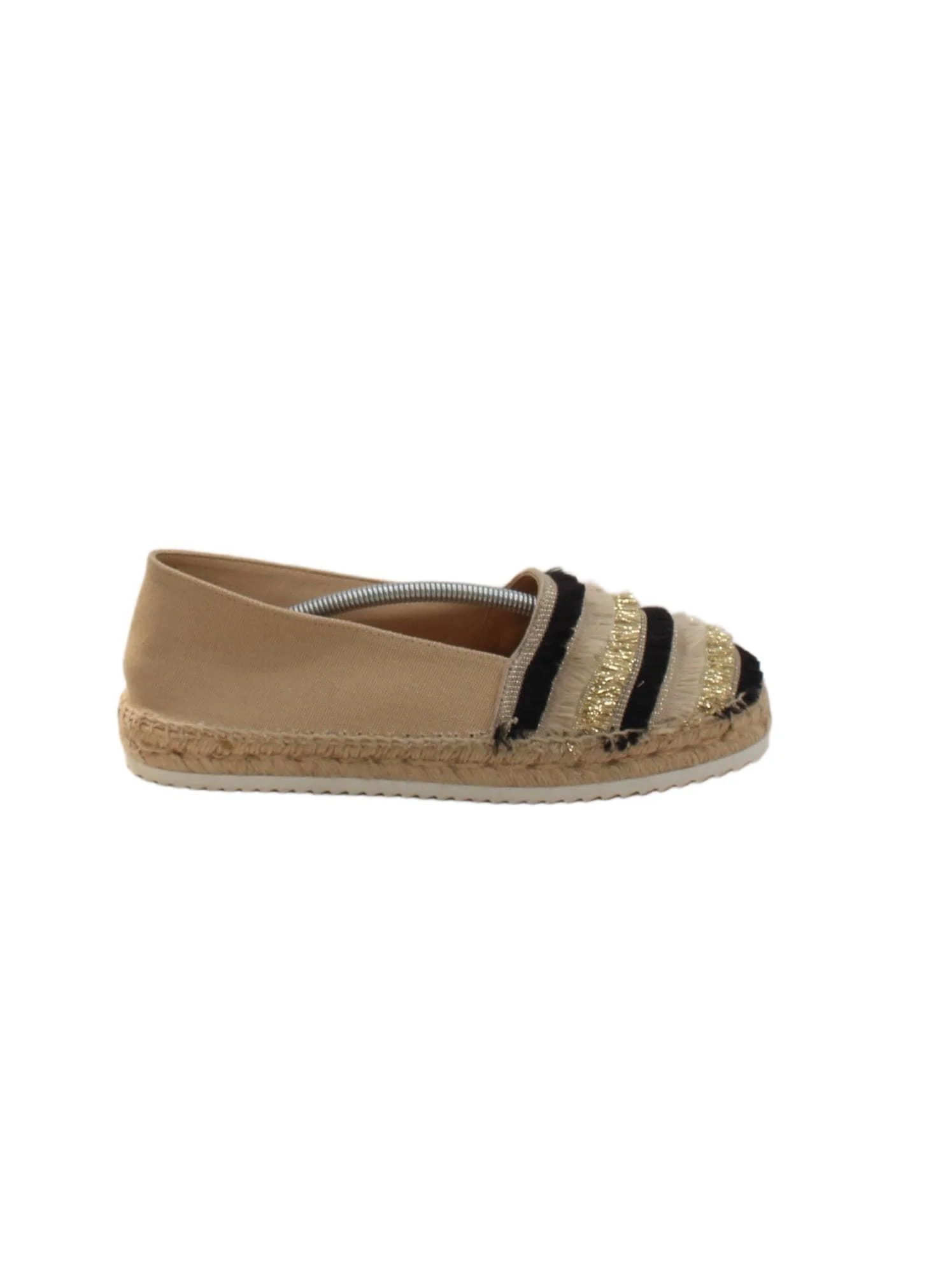 Dune London Women's Flat Shoes UK 6 Tan Striped 100% Other Loafer