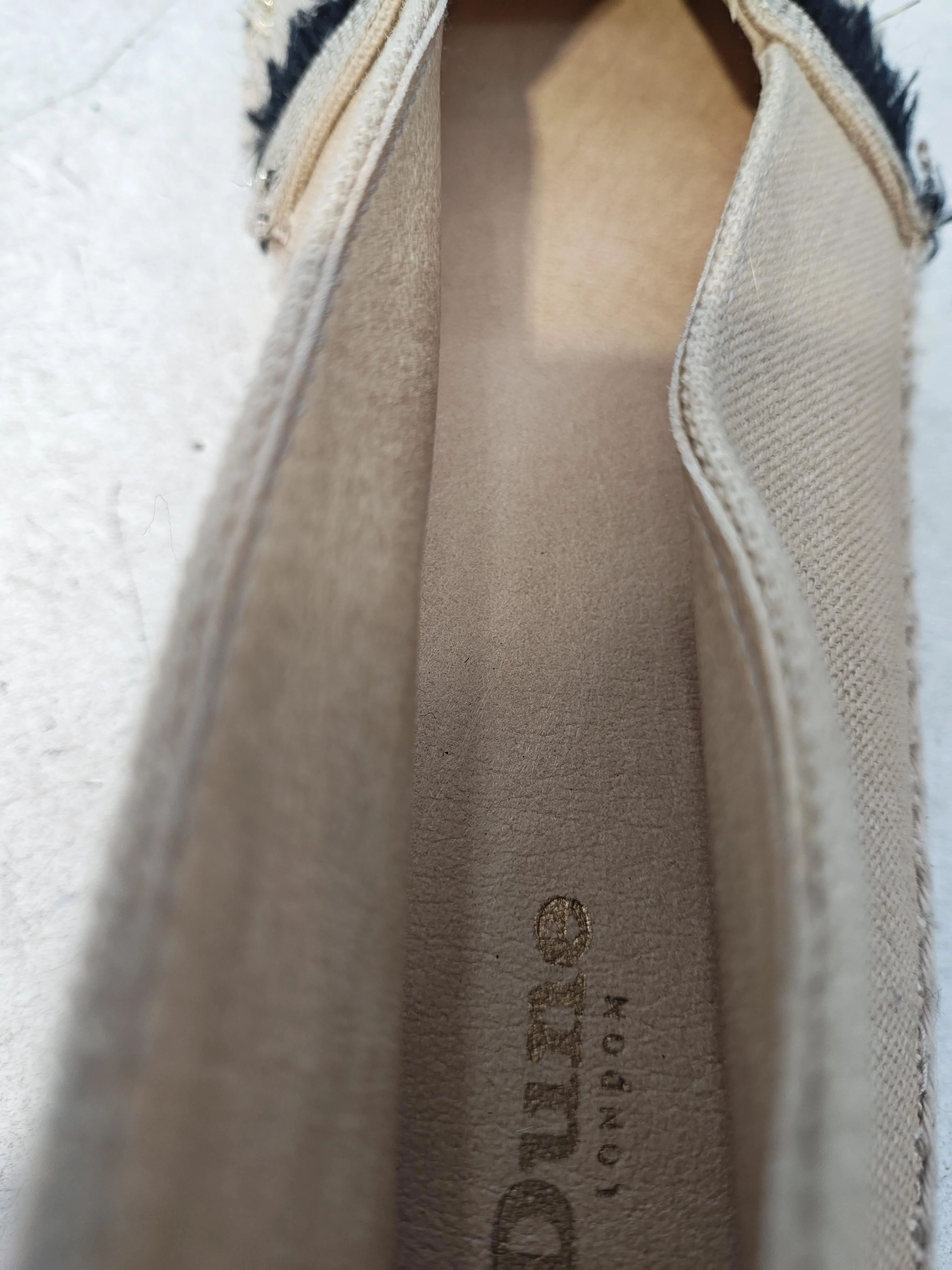 Dune London Women's Flat Shoes UK 6 Tan Striped 100% Other Loafer - Image 6