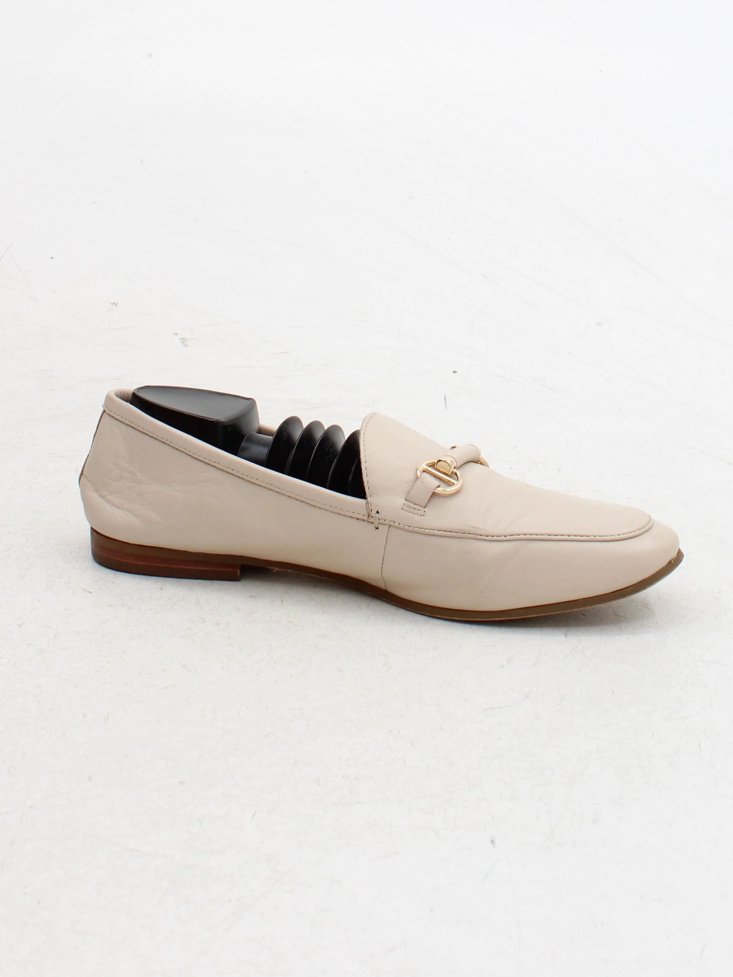 Dune London Women's Flat Shoes UK 7 Cream 100% Leather Loafer - Image 5