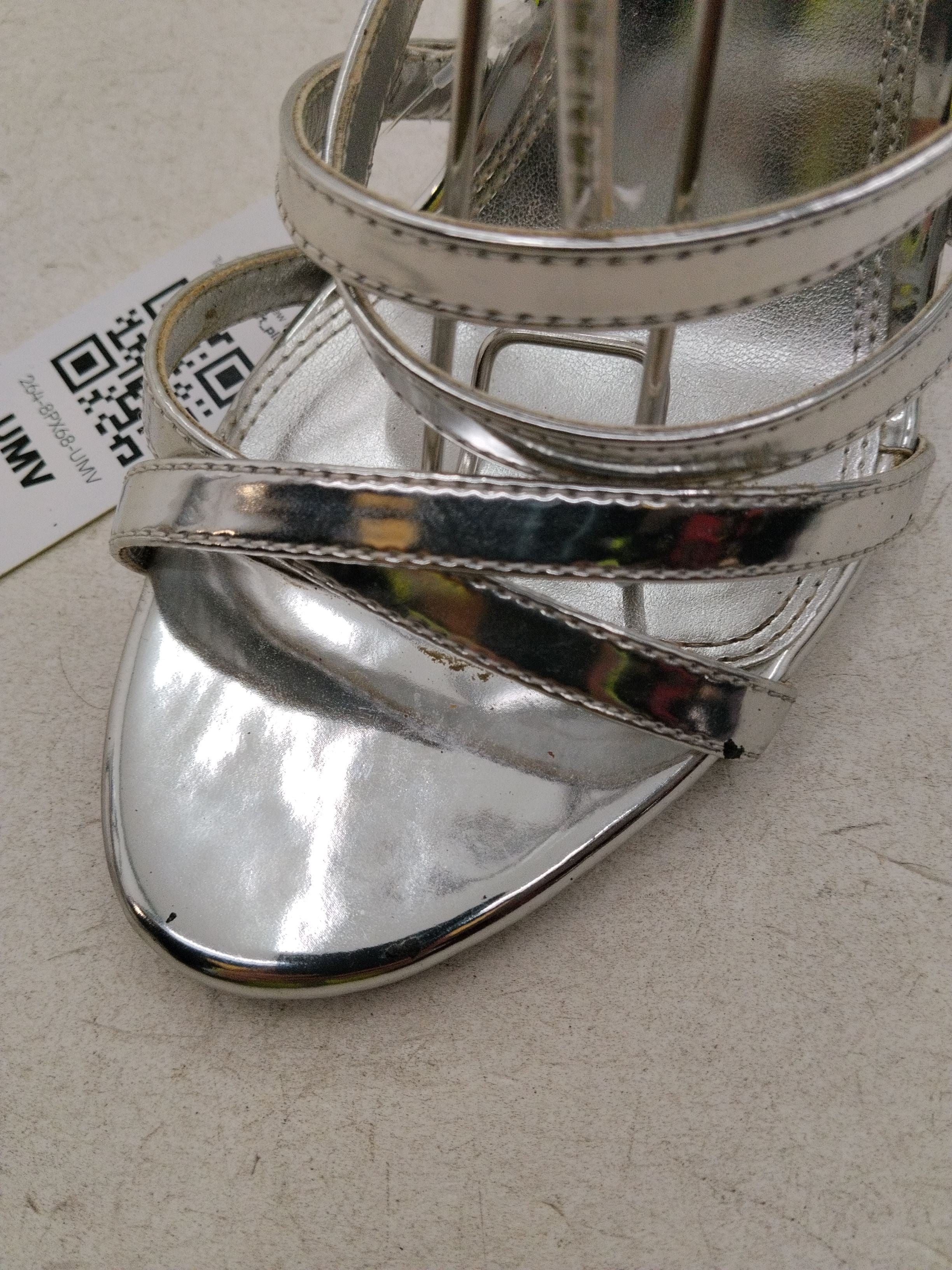 Dune London Women's Heels UK 5 Silver 100% Other Strappy - Image 8
