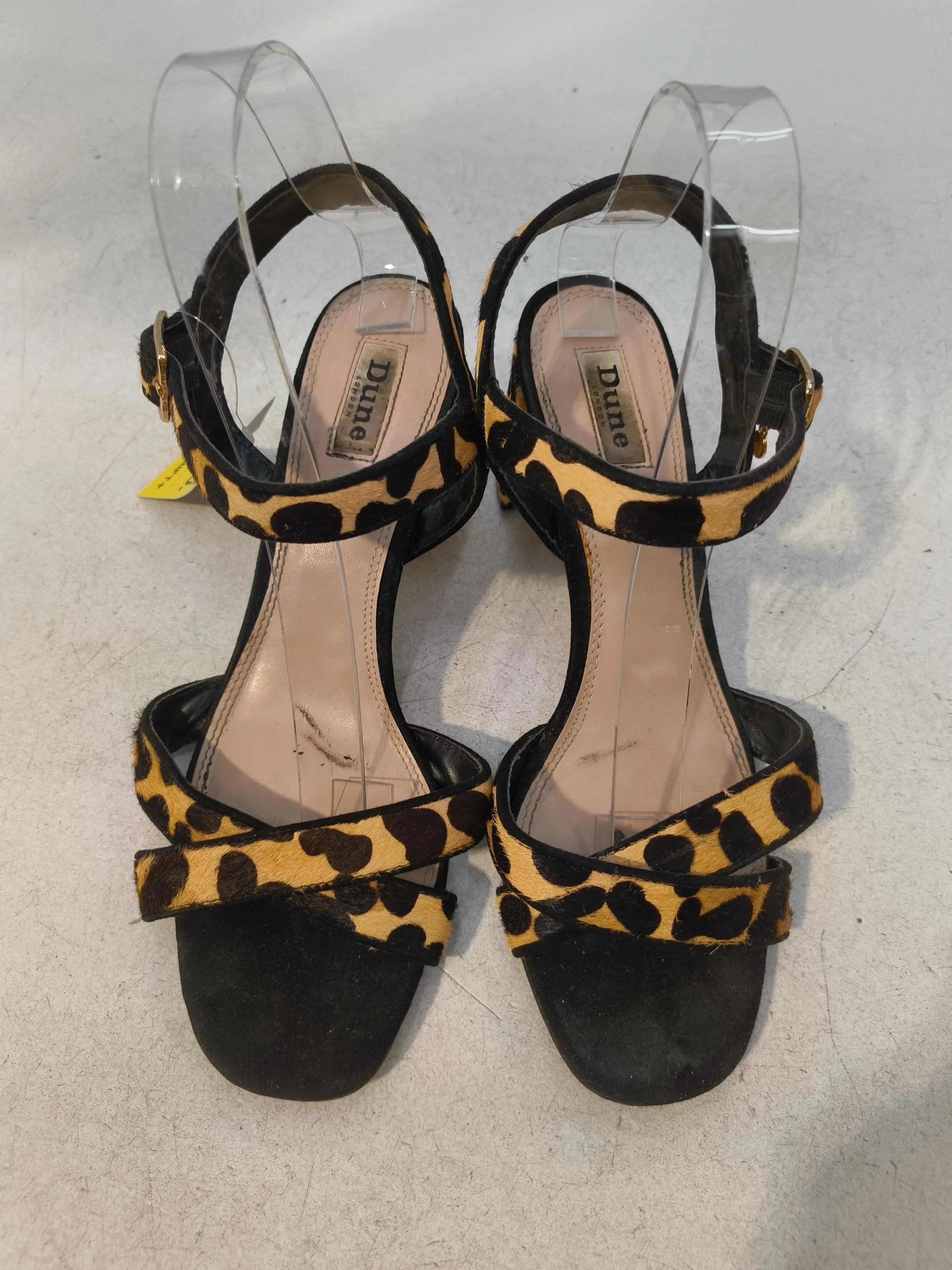 Dune London Women's Heels UK 6.5 Multi Animal Print 100% Animal Fur Strappy - Image 6