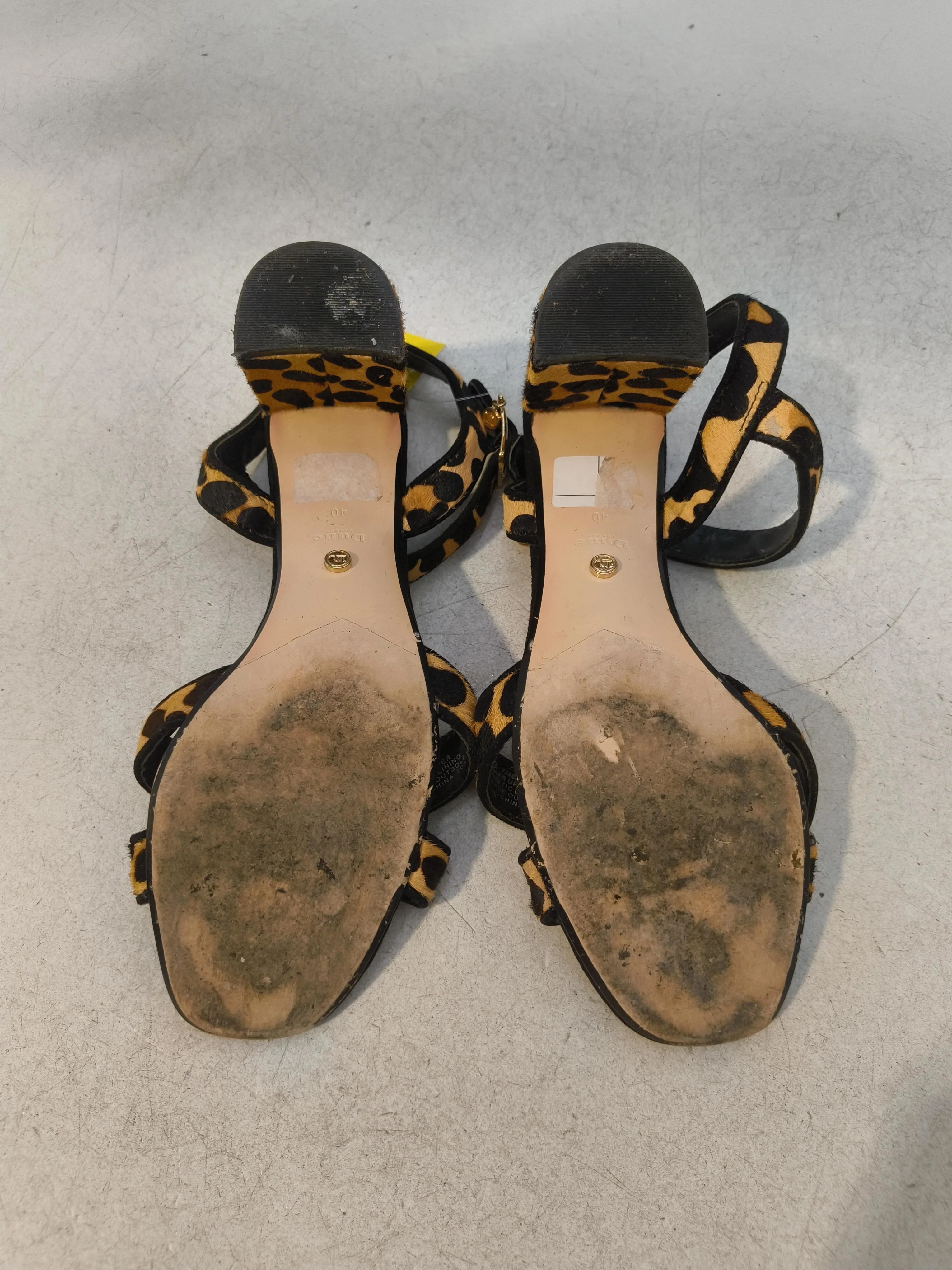 Dune London Women's Heels UK 6.5 Multi Animal Print 100% Animal Fur Strappy - Image 7