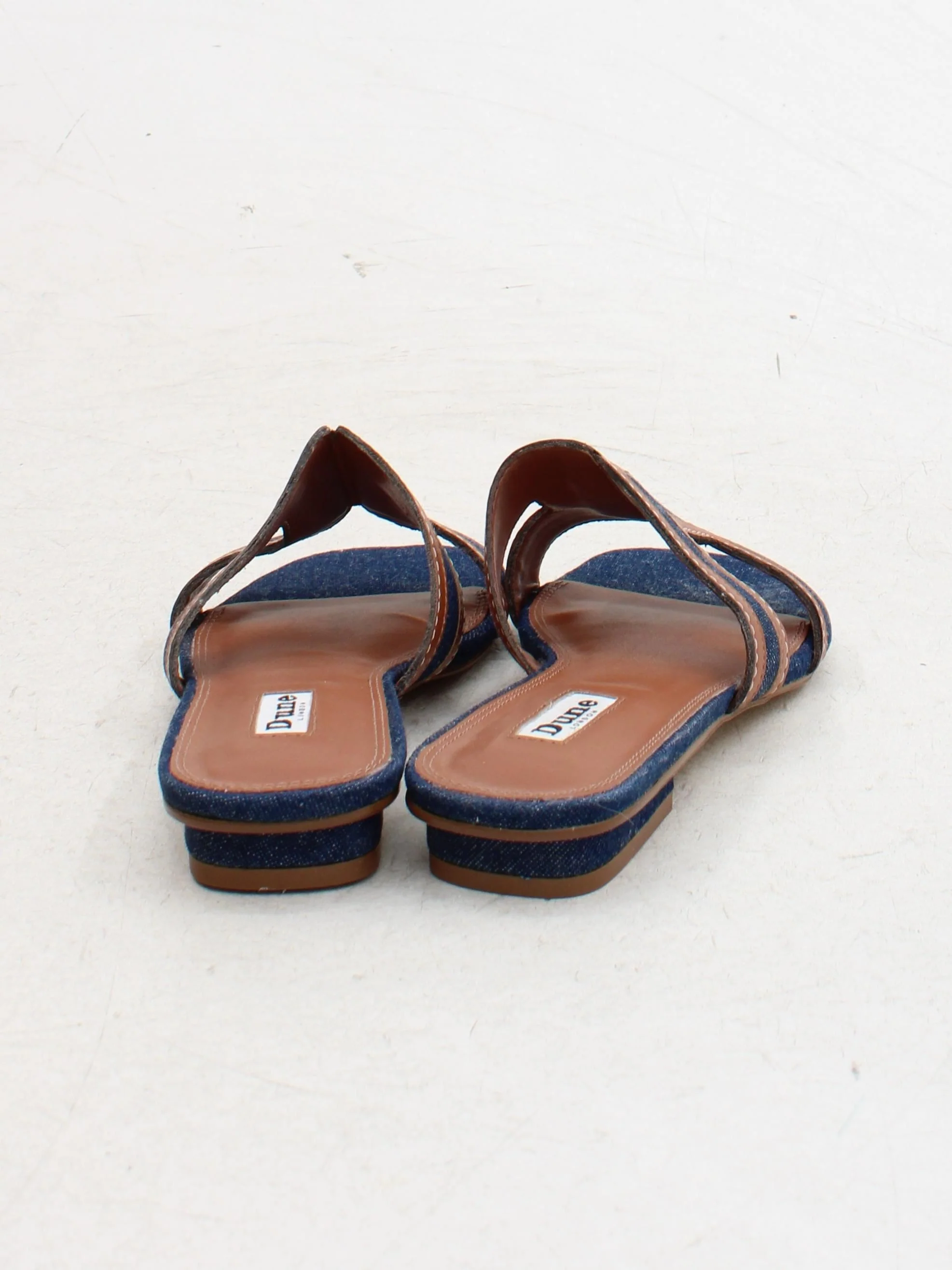 Dune London Women's Sandals UK 3 Blue 100% Other Slider - Image 3