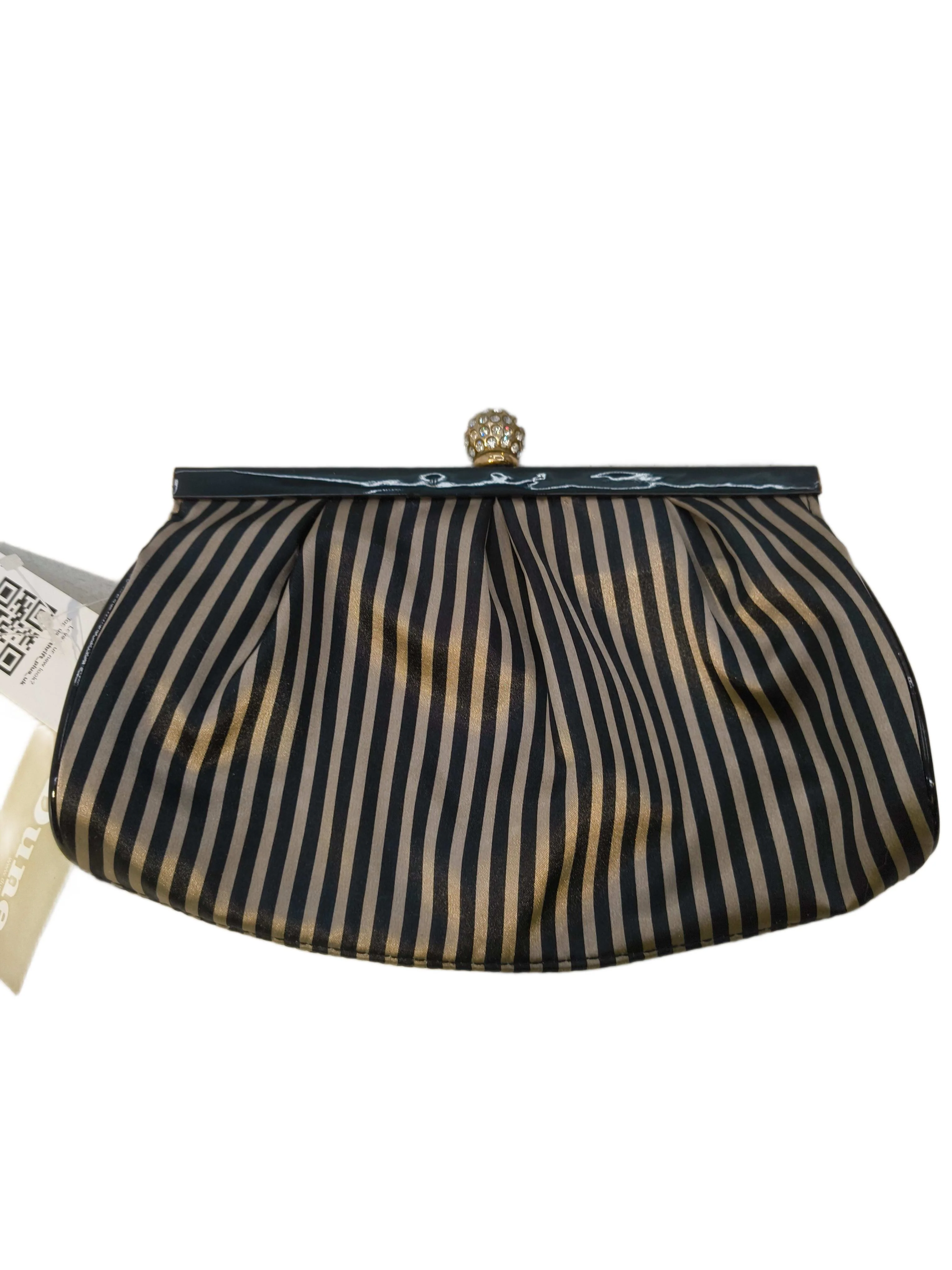 Dune Women's Bag Black Striped Other with Other Clutch
