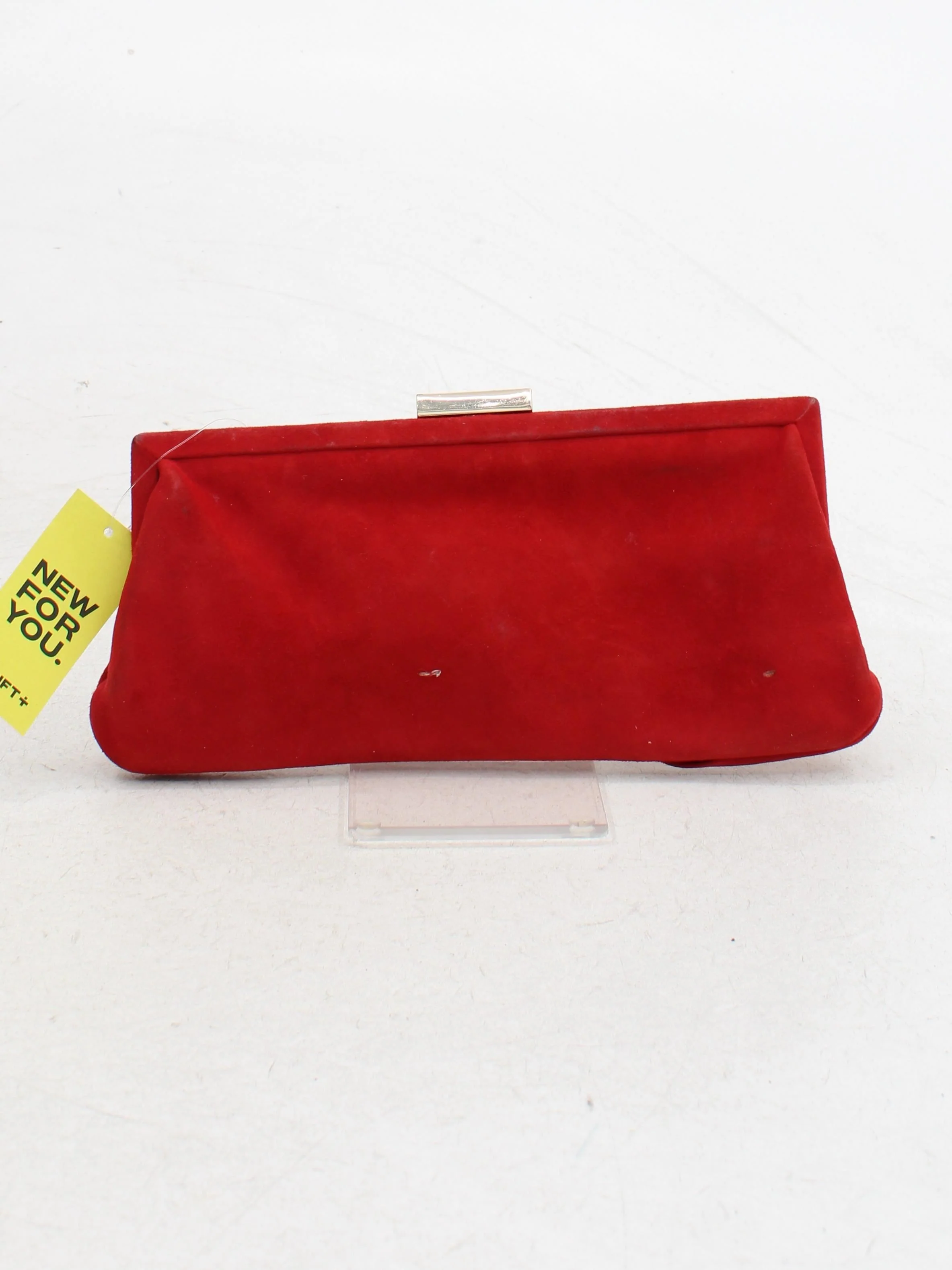 Dune Women's Bag Red 100% Suede Clutch - Image 2