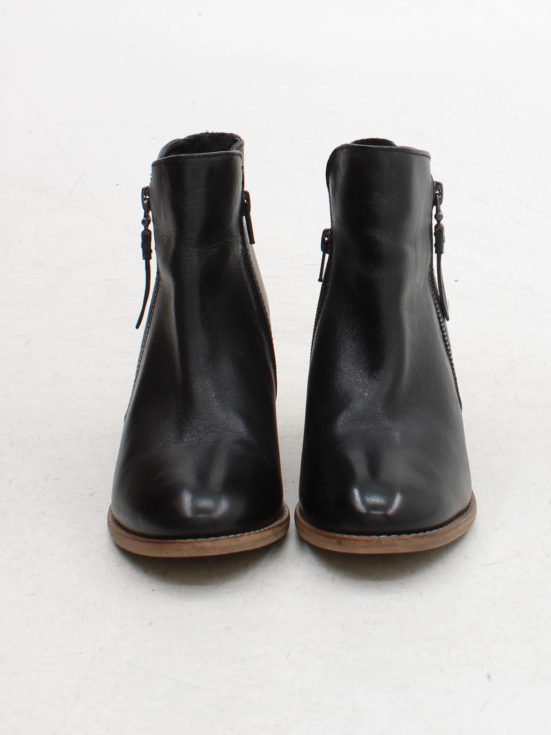Dune Women's Boots UK 4 Black 100% Leather Chelsea - Image 2