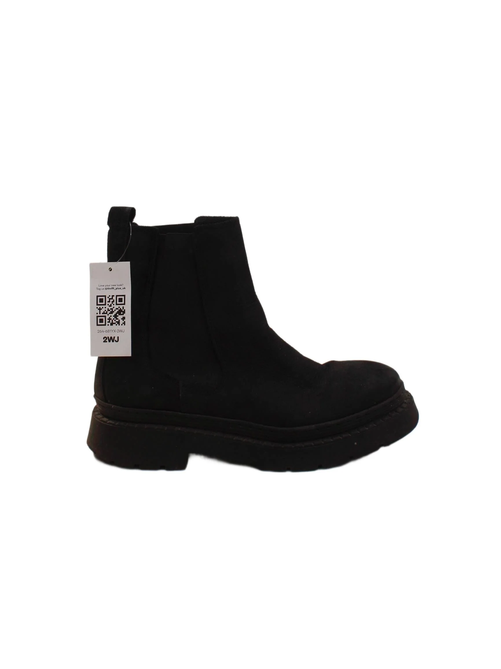 Dune Women's Boots UK 5 Black 100% Suede Chelsea