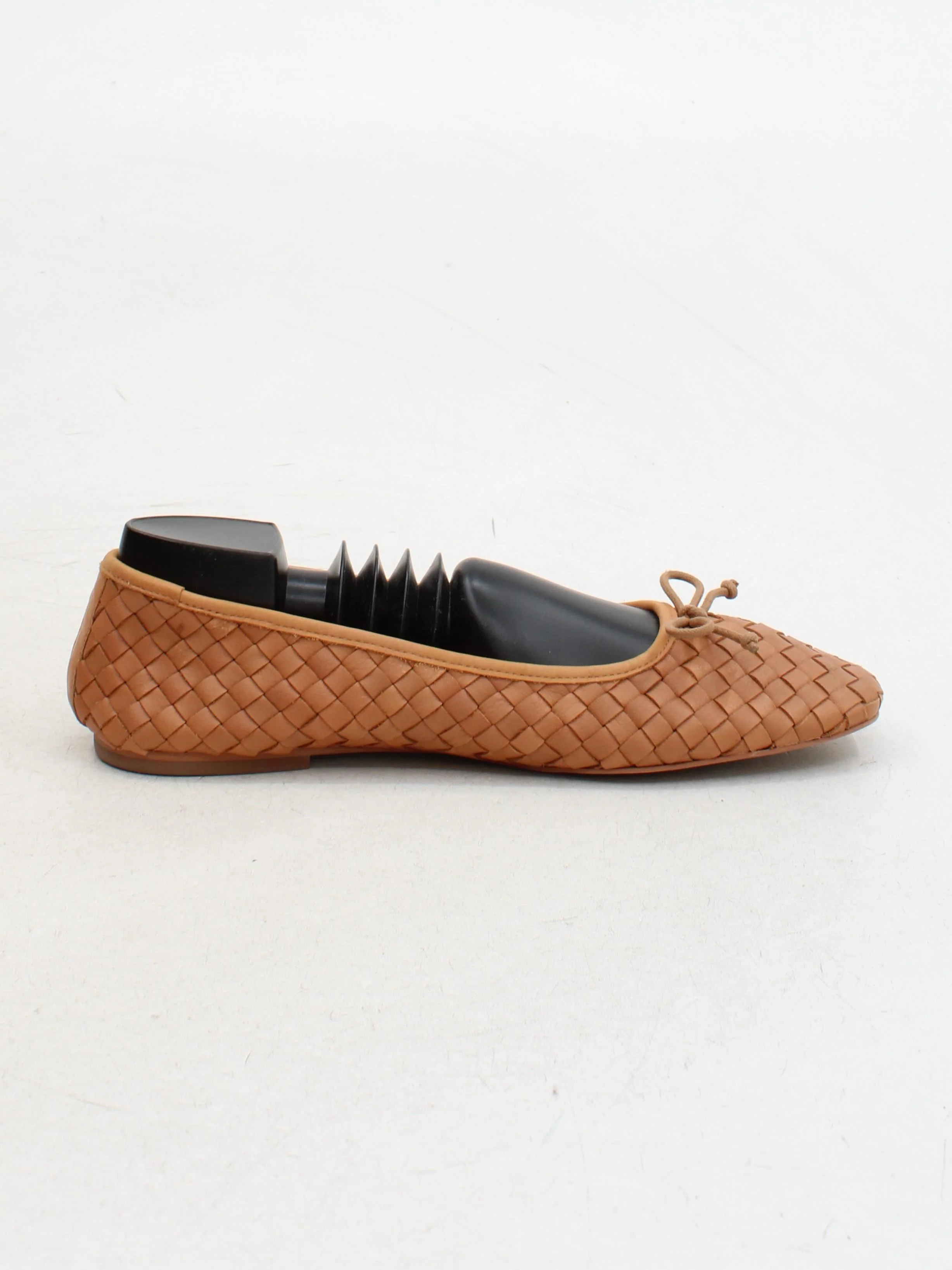 Dune Women's Flat Shoes UK 7 Tan 100% Leather Ballet - Image 5