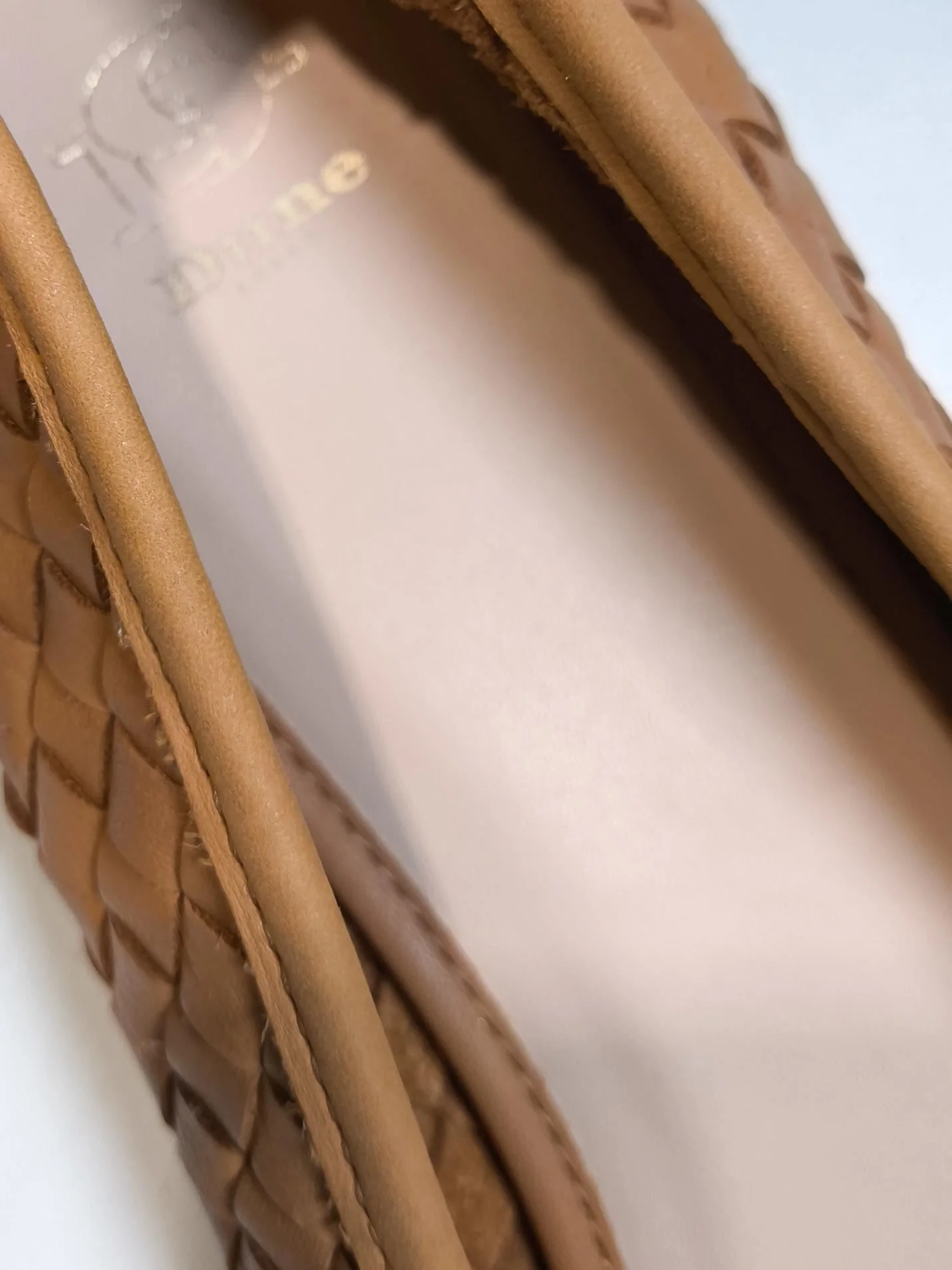 Dune Women's Flat Shoes UK 7 Tan 100% Leather Ballet - Image 8