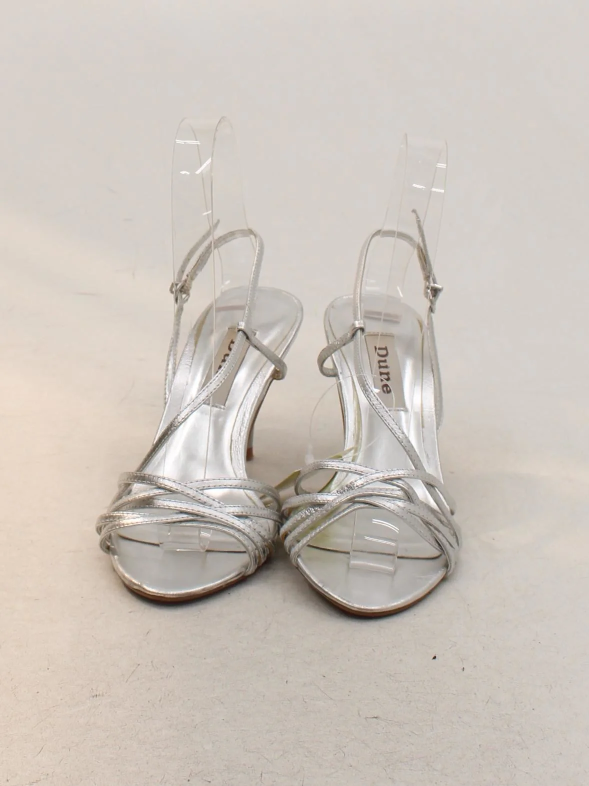 Dune Women's Heels UK 3 Silver 100% Other Strappy - Image 2