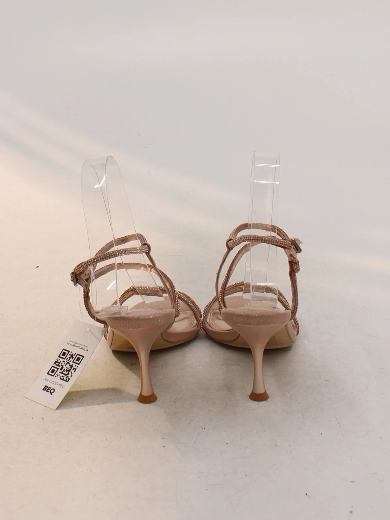 Dune Women's Heels UK 4 Gold 100% Other Strappy - Image 3