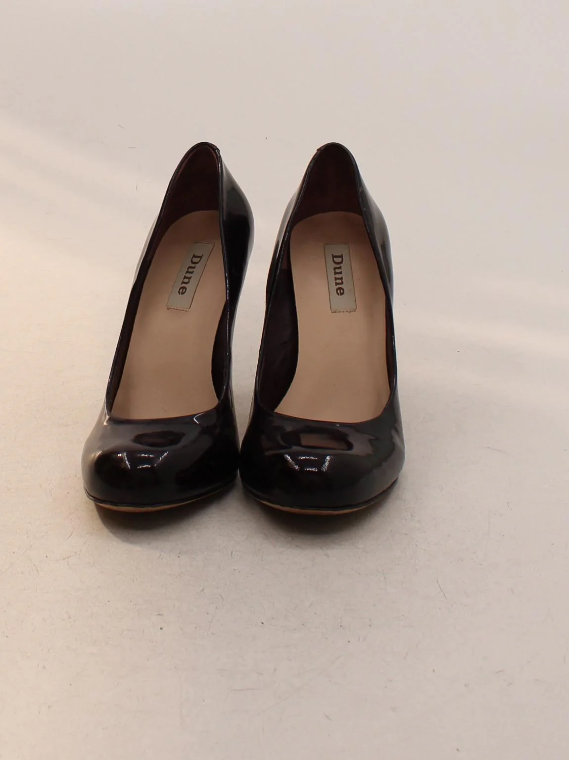 Dune Women's Heels UK 5 Black 100% Leather Court - Image 2