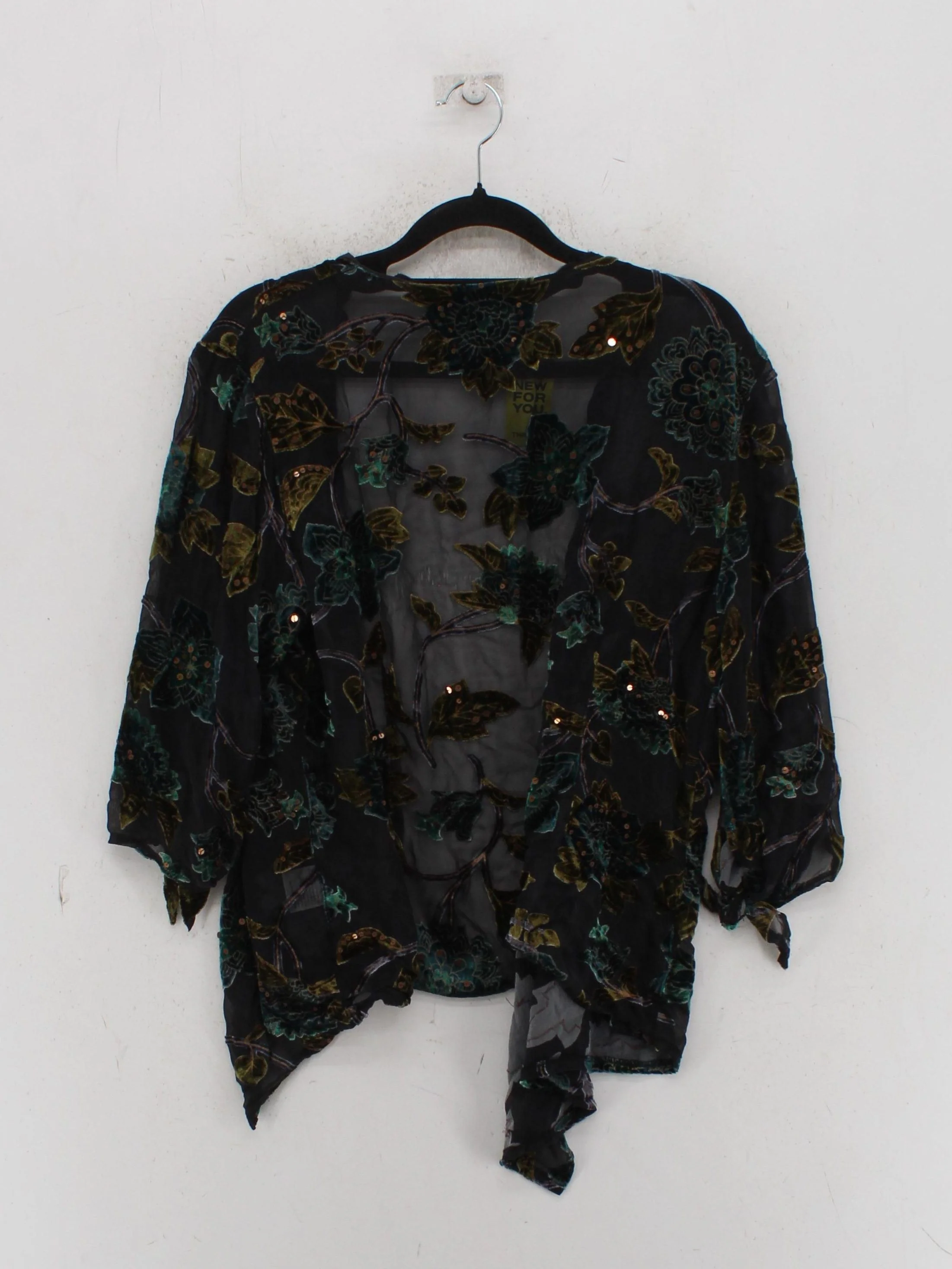 East Women's Cardigan UK 16 Multi Viscose with Silk, Acetate V-Neck Cardigan - Image 2