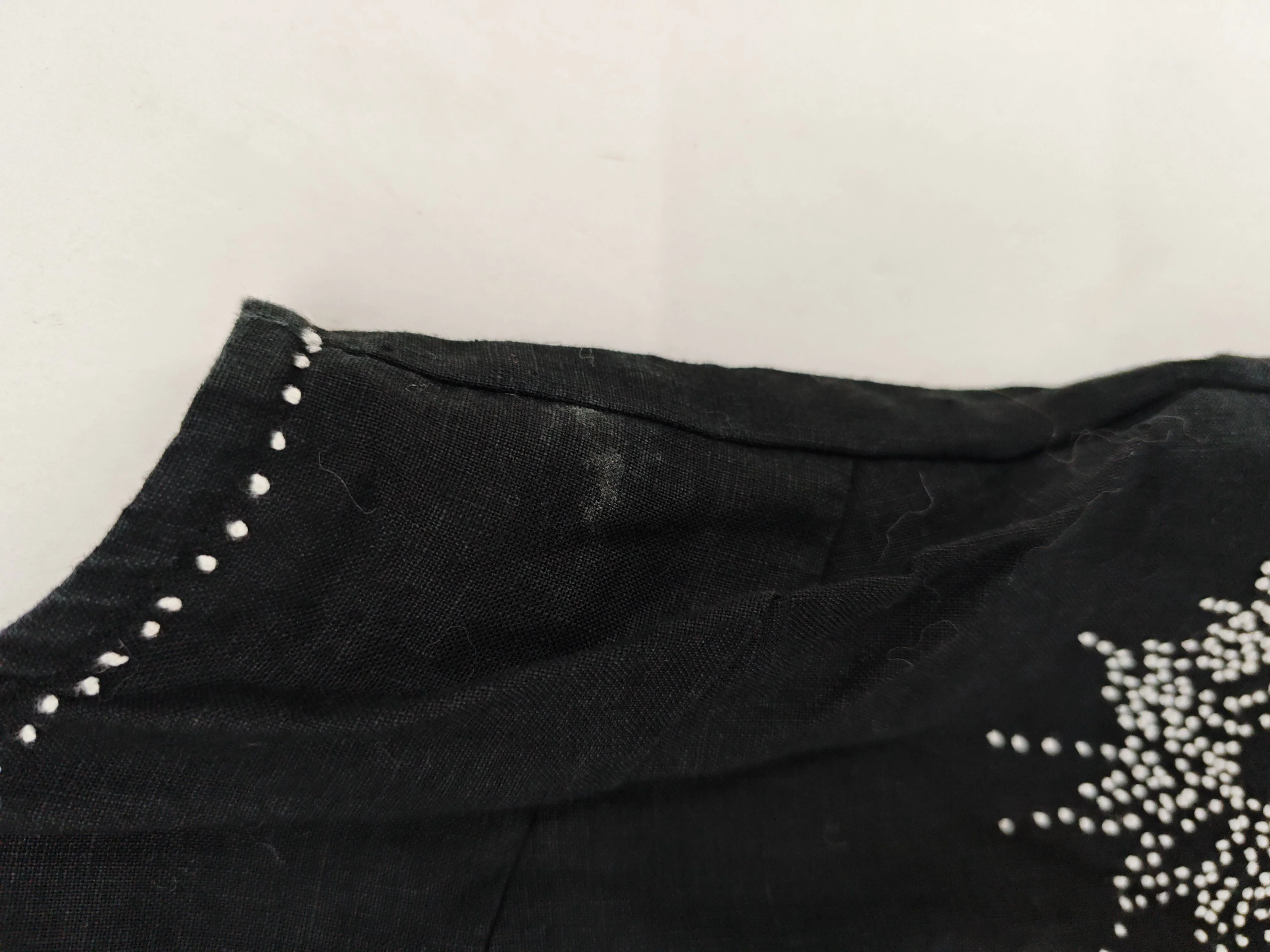East Women's Top UK 16 Black 100% Linen Sleeveless V-Neck Basic - Image 5