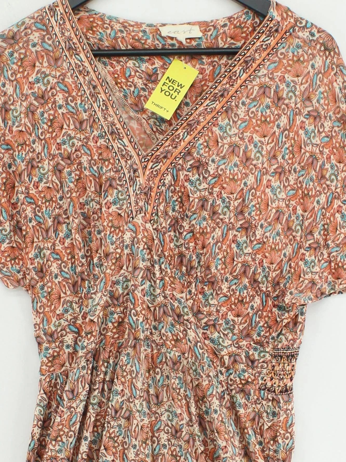 East Wrap Midi Dress M in Multi - Image 3