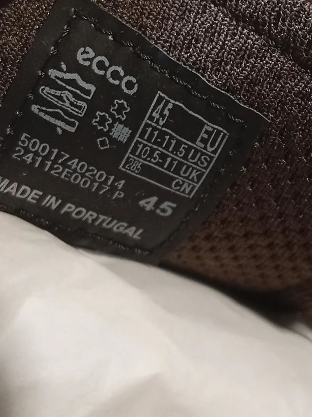ECCO Men's Formal Shoes UK 10.5 Brown 100% Leather Brogue - Image 9