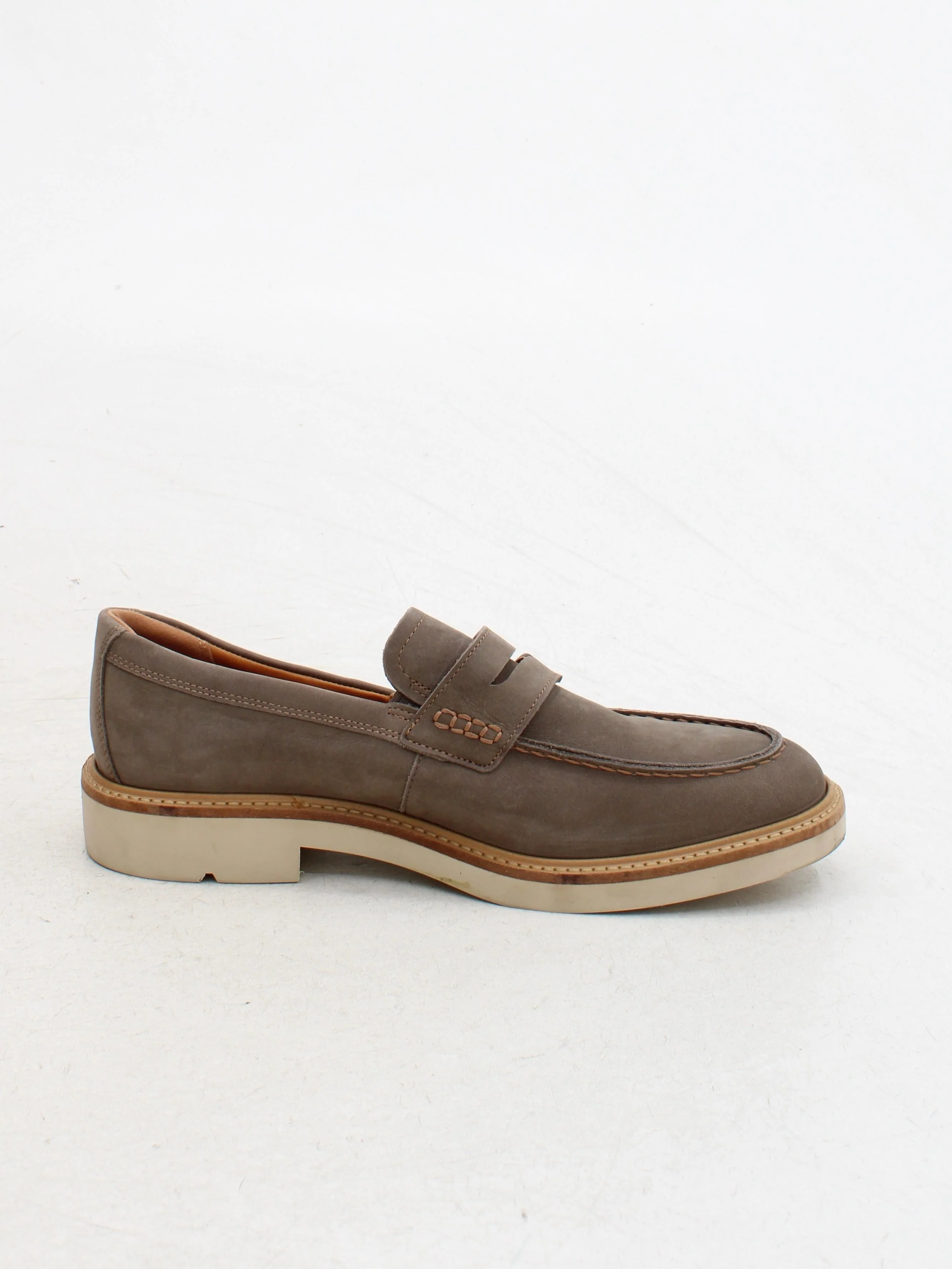 ECCO Men's Shoes UK 8 Brown 100% Suede Loafer - Image 5
